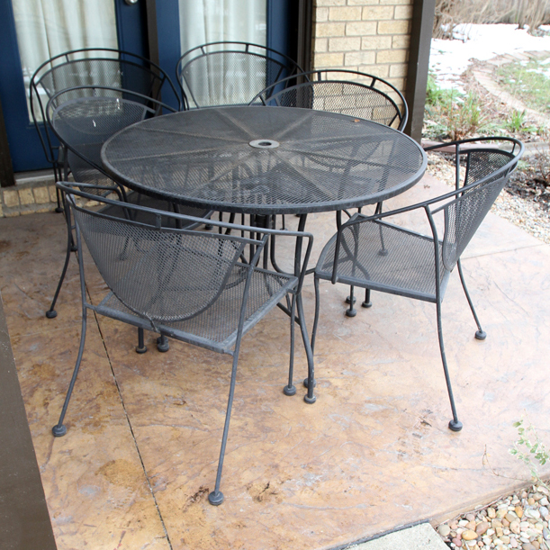 Metal Patio Table and Chairs