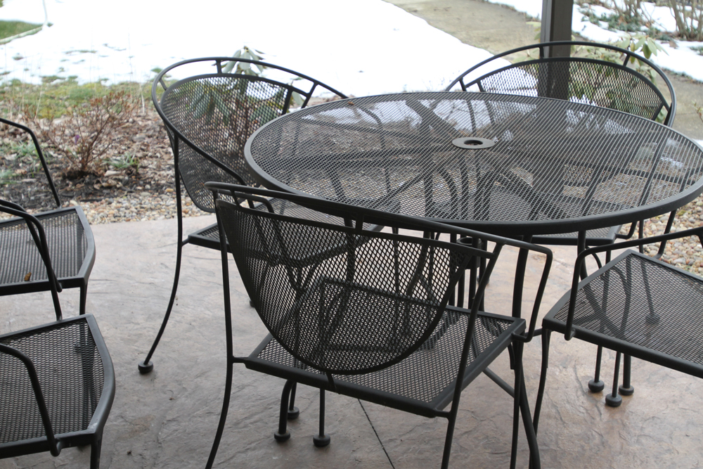 Metal Patio Table and Chairs