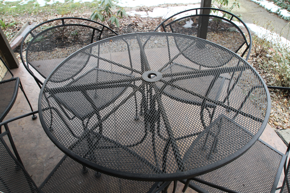 Metal Patio Table and Chairs