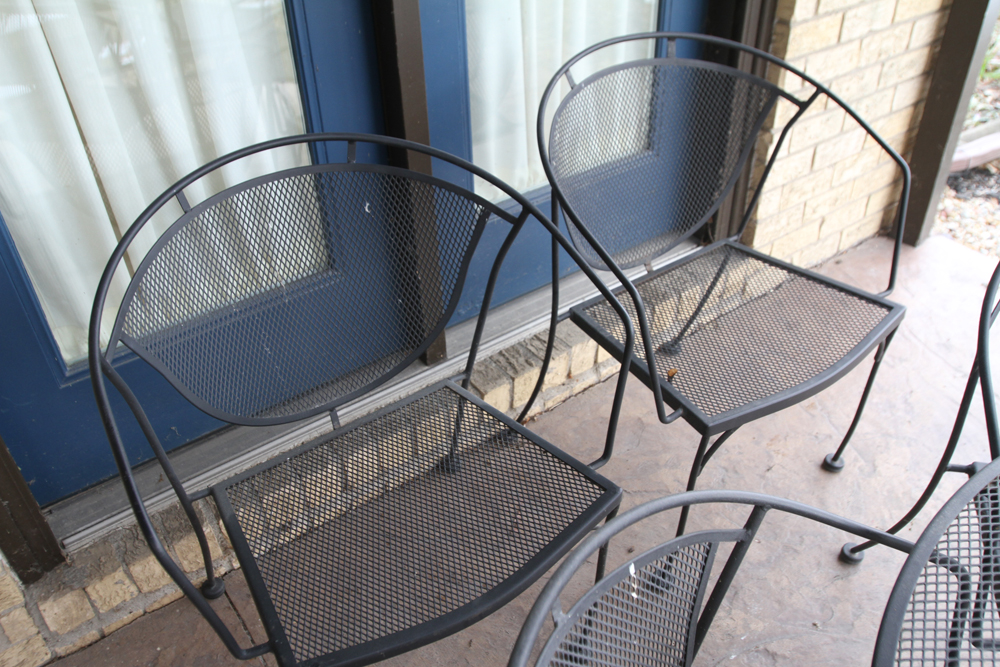 Metal Patio Table and Chairs