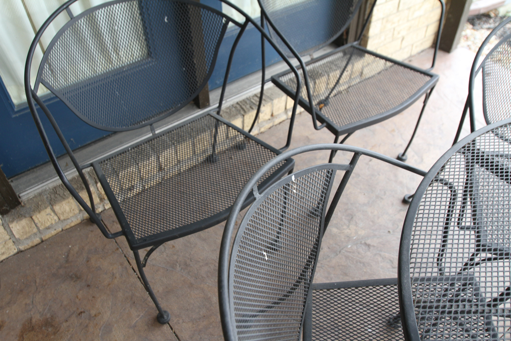 Metal Patio Table and Chairs