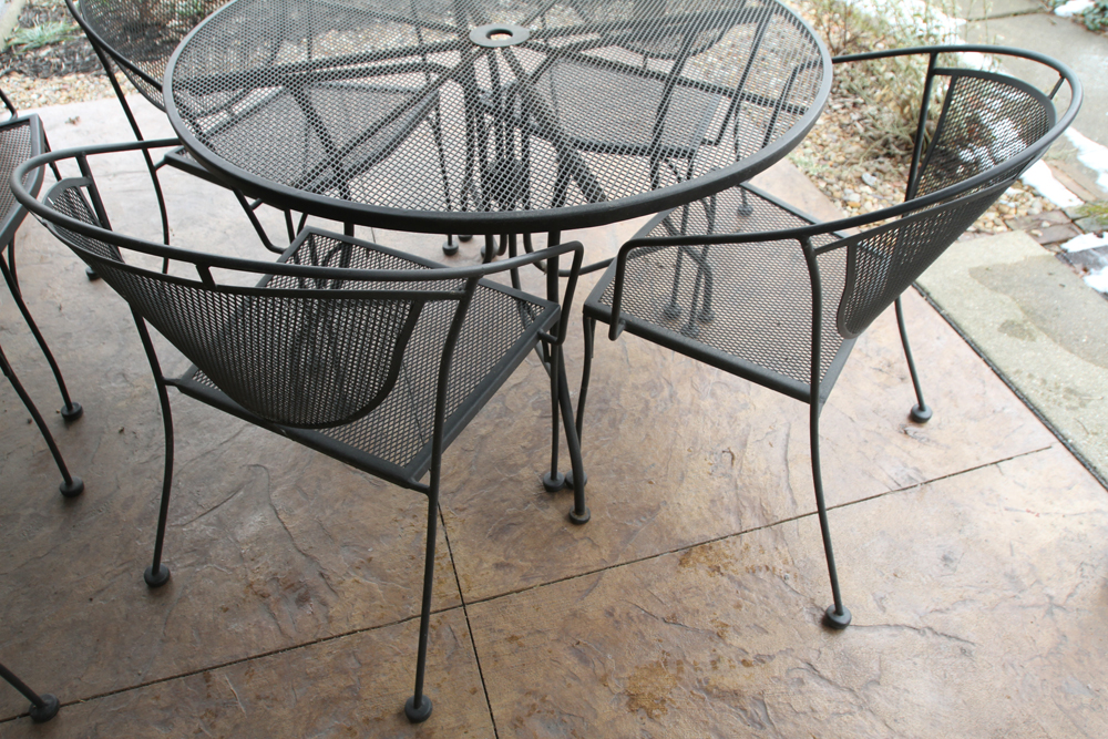 Metal Patio Table and Chairs