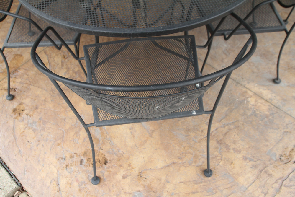 Metal Patio Table and Chairs