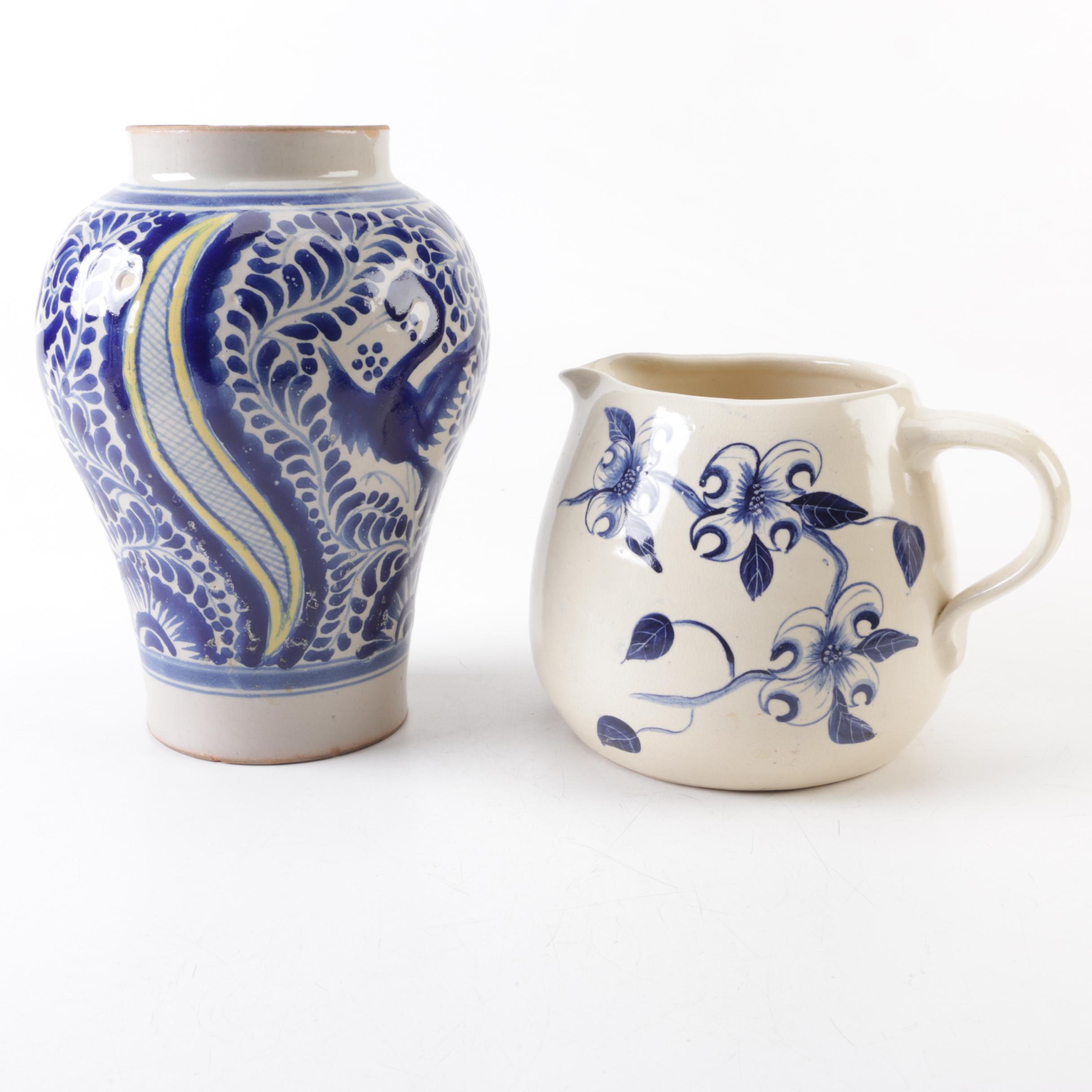 Marshall Pottery Pitcher by Master Potter E.J. Humphries