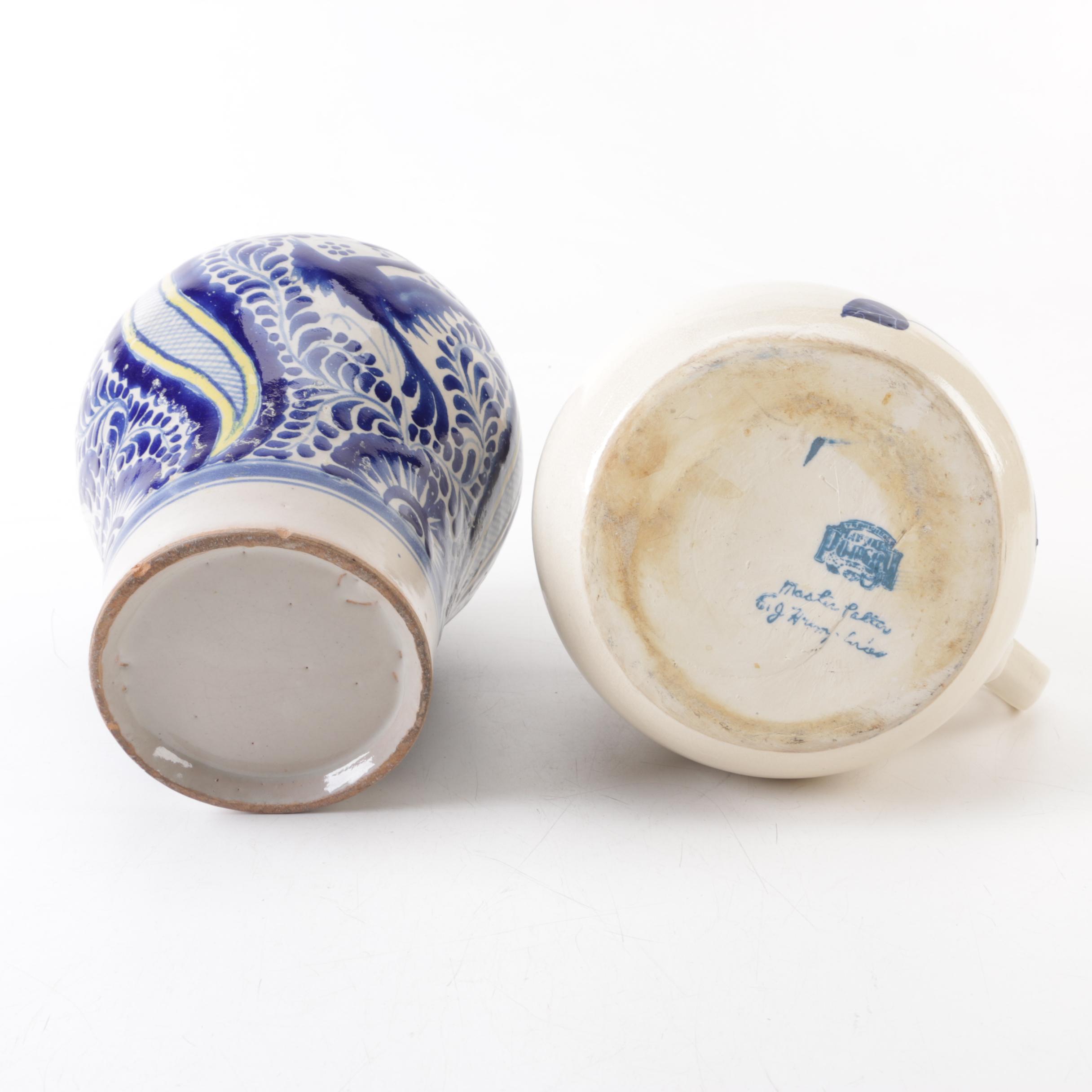 Marshall Pottery Pitcher by Master Potter E.J. Humphries