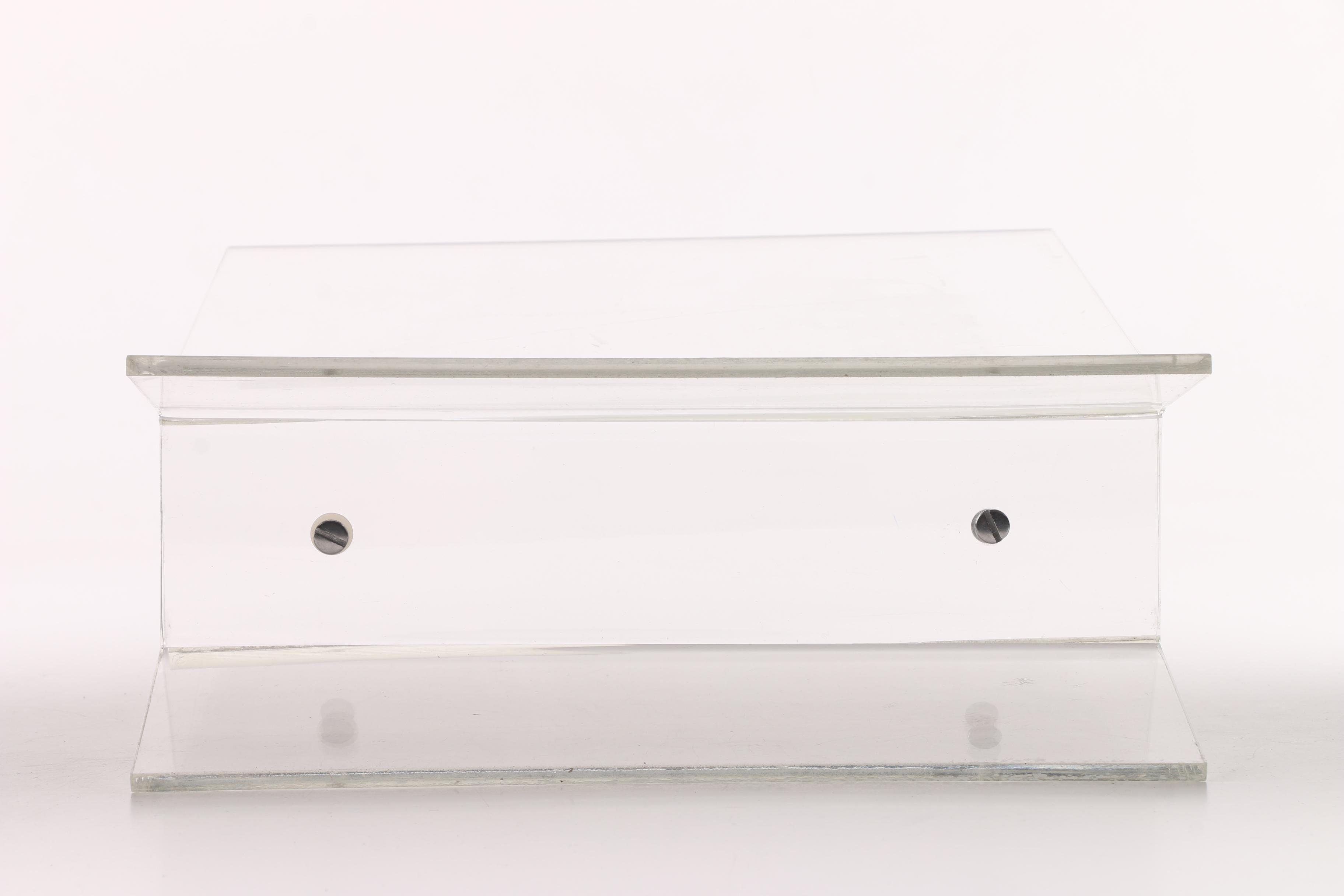 Modernist Acrylic Magazine Rack