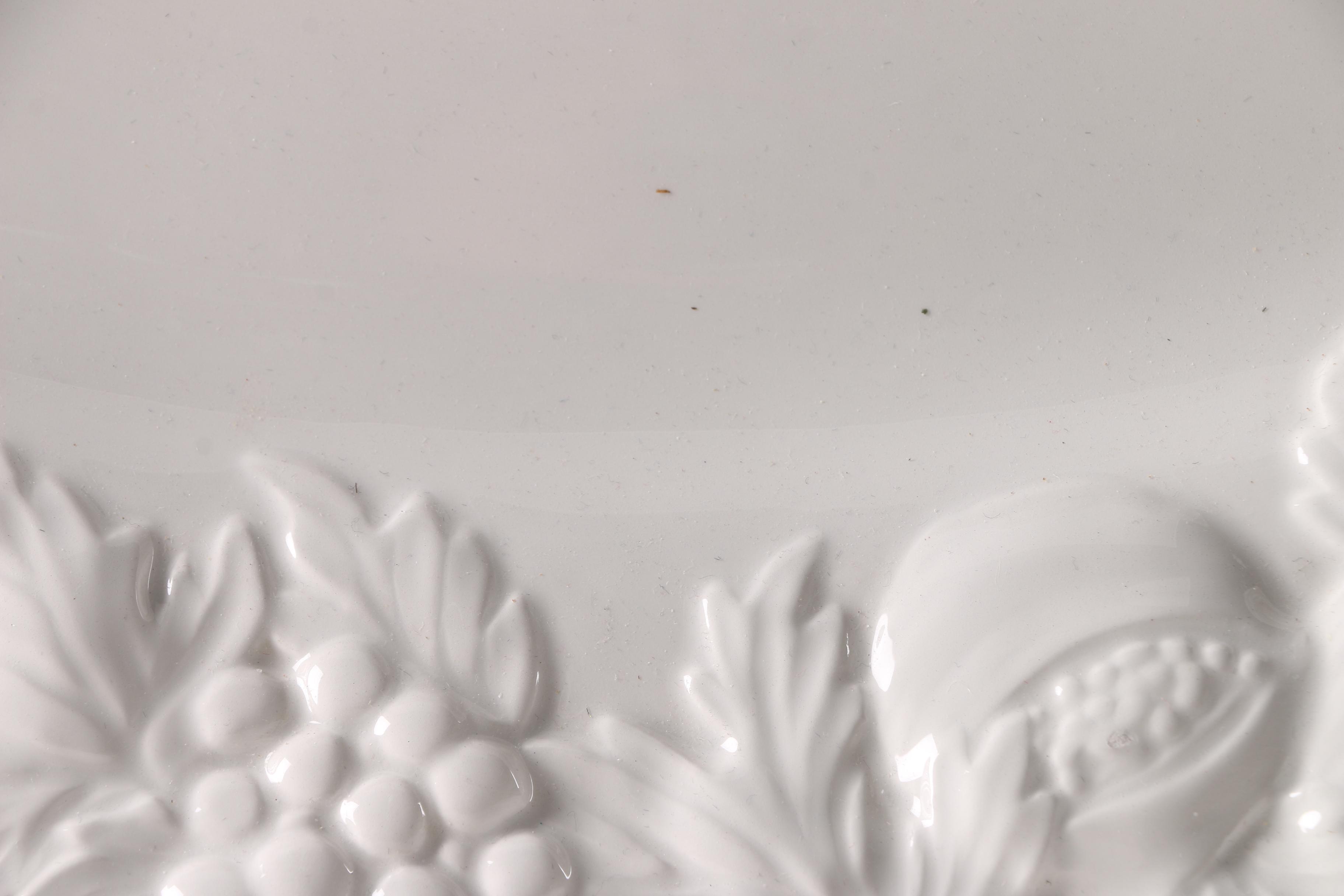 Williams Sonoma Embossed Stoneware Tray