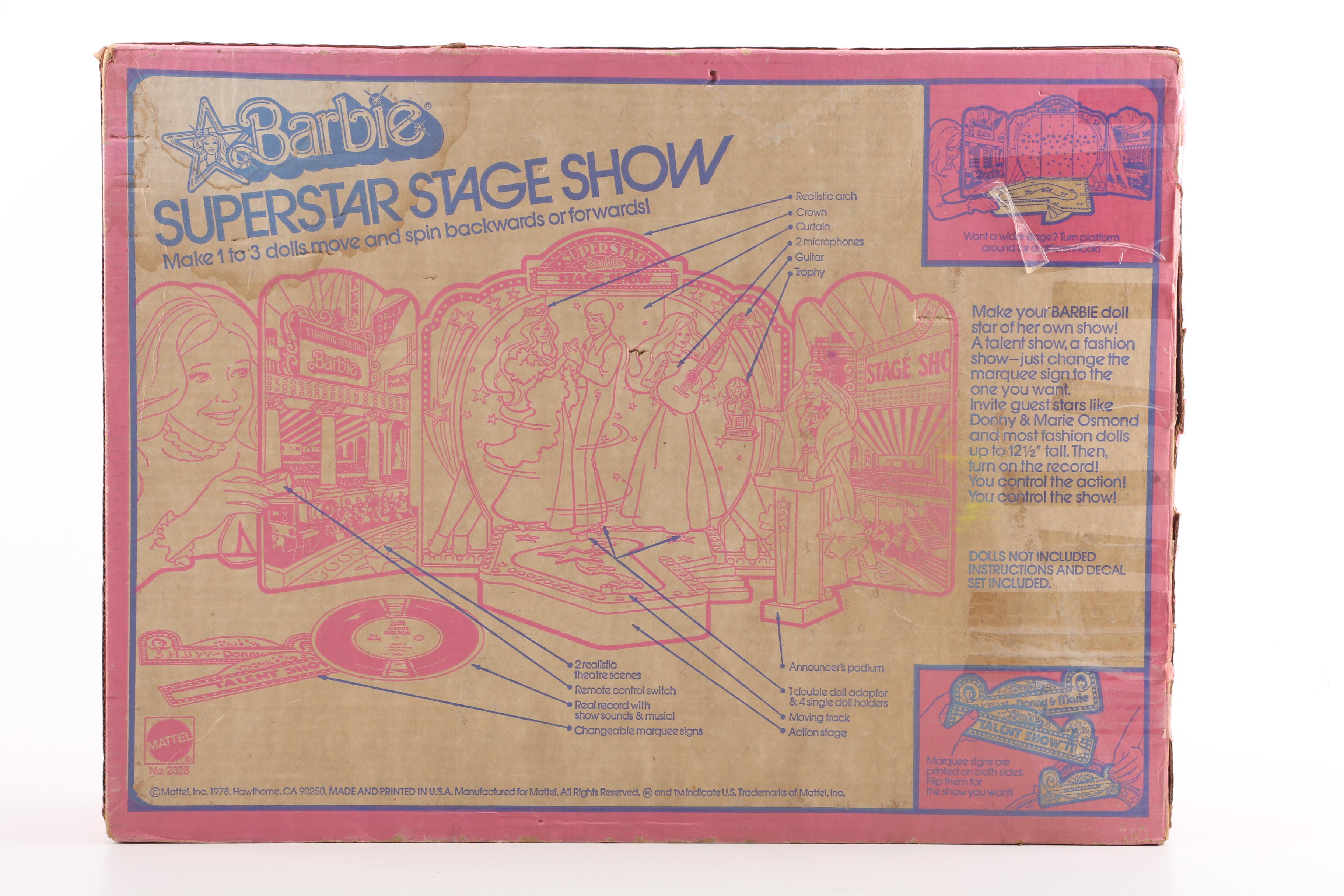 1978 Mattel "Barbie Superstar Stage Show" Set