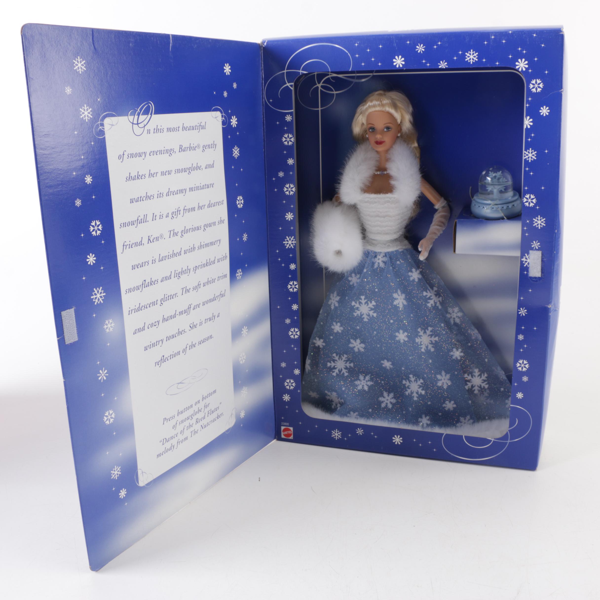 Mattel Collector Edition Barbie Dolls Featuring "The Peacock"