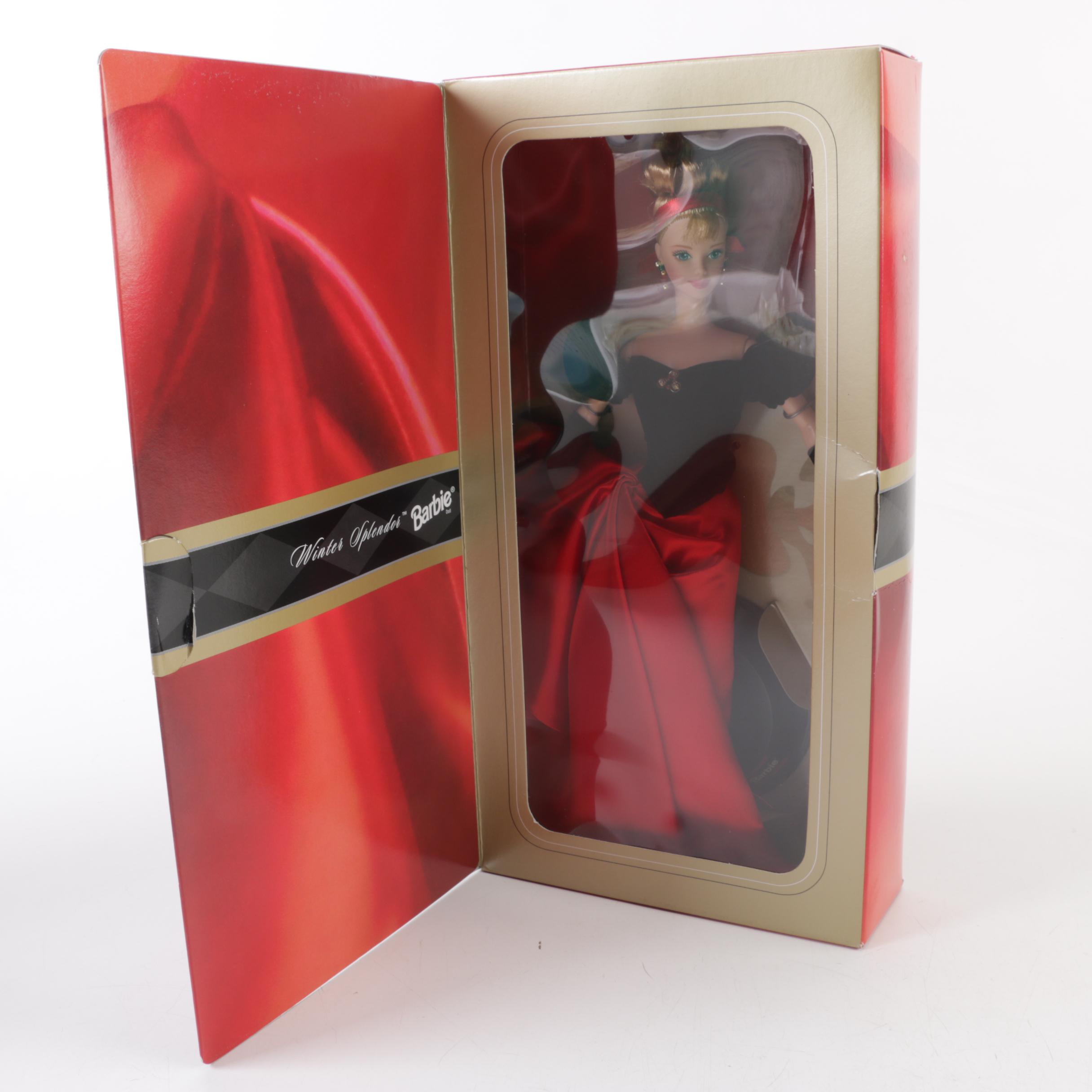 Mattel Collector Edition Barbie Dolls Featuring "The Peacock"