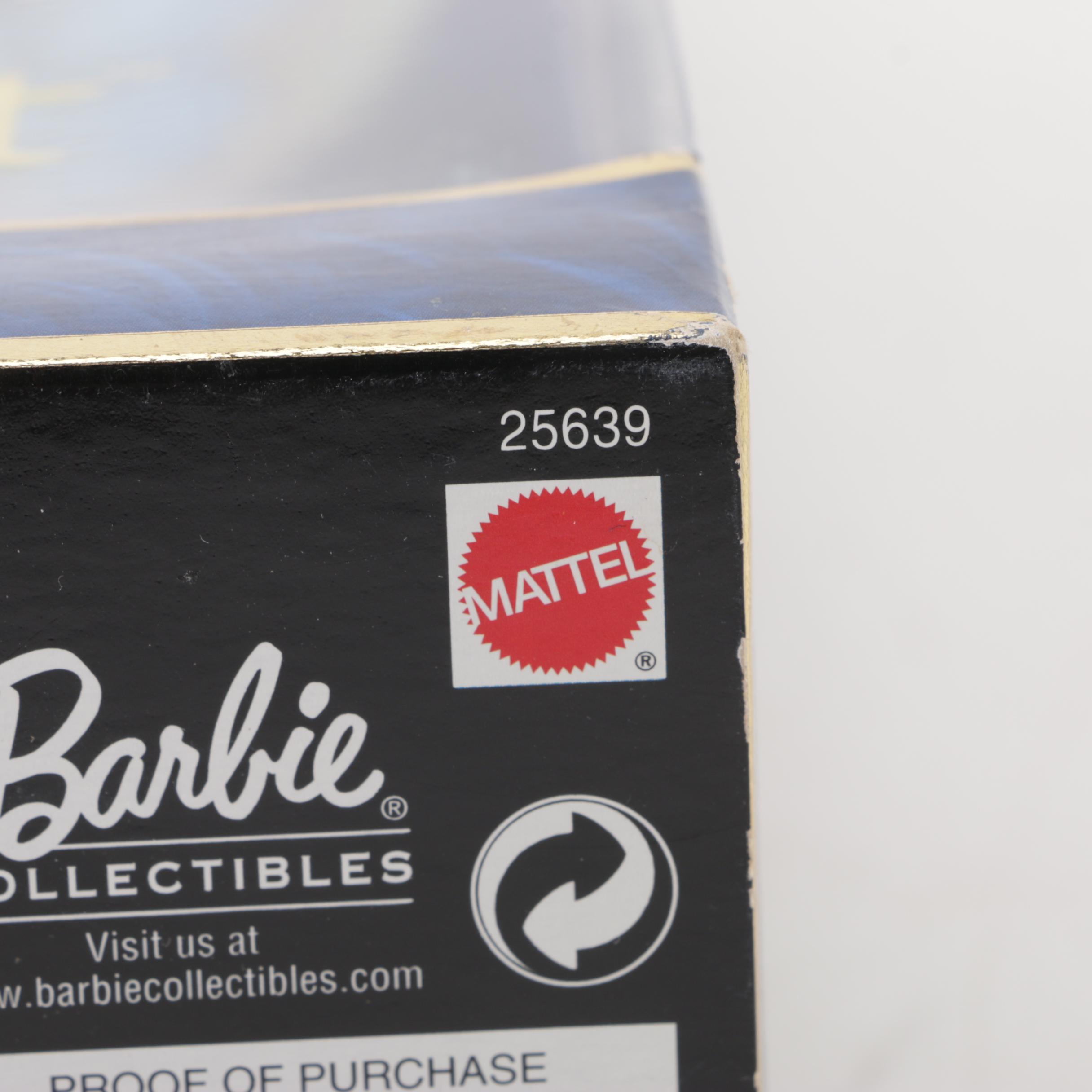 Mattel Collector Edition Barbie Dolls Featuring "The Peacock"