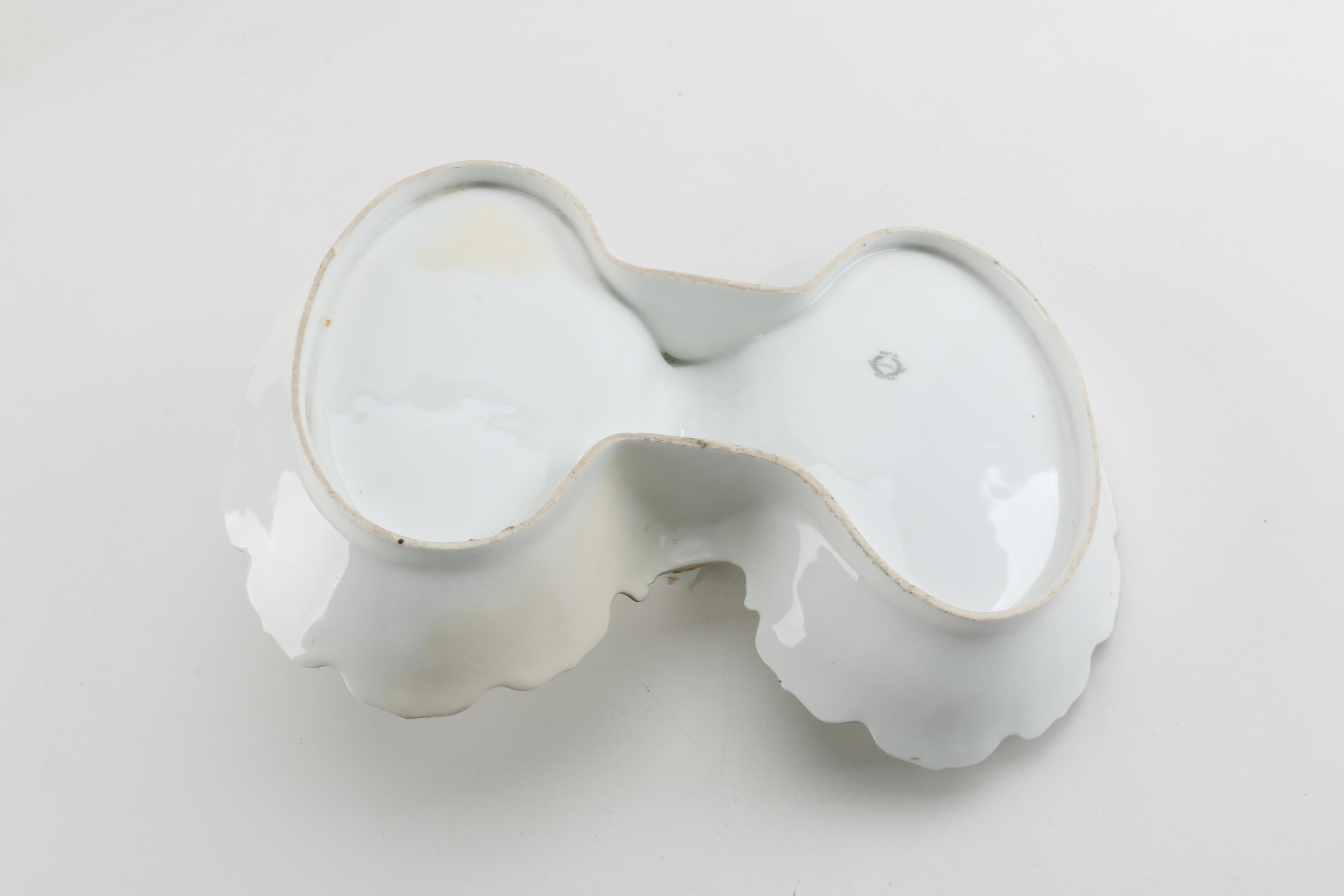 Antique Oscar & Edgar Gutherz Royal Austria Relish Dish