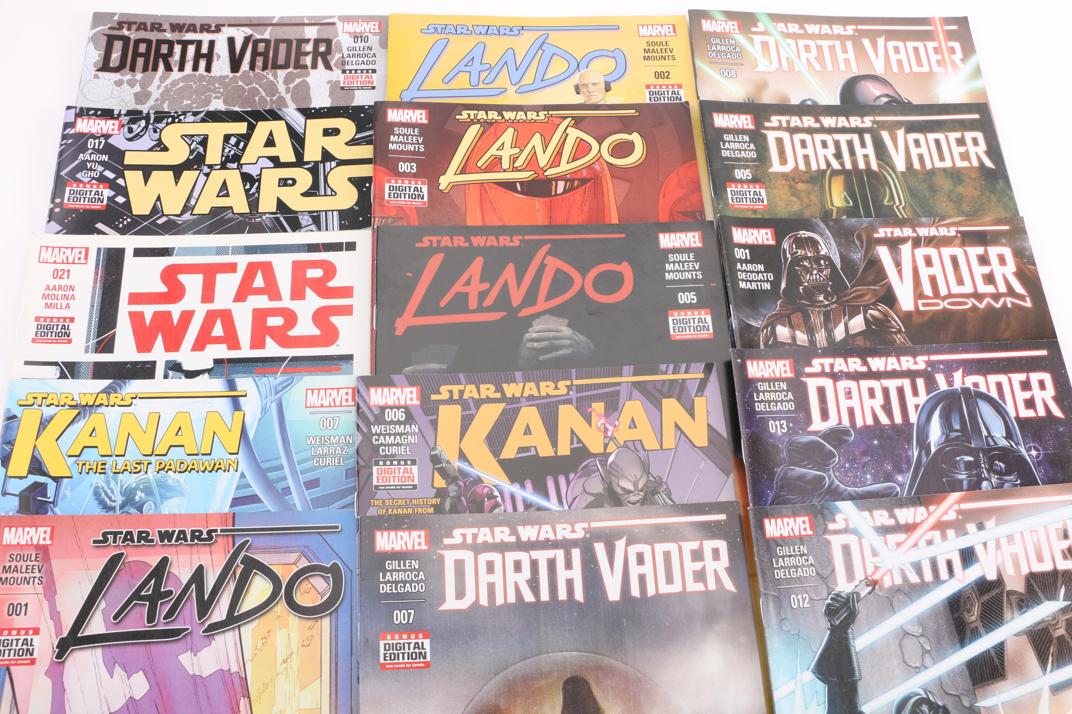 "Poe Dameron", "Kanan" and Other 2015-2016 Marvel Star Wars Comics