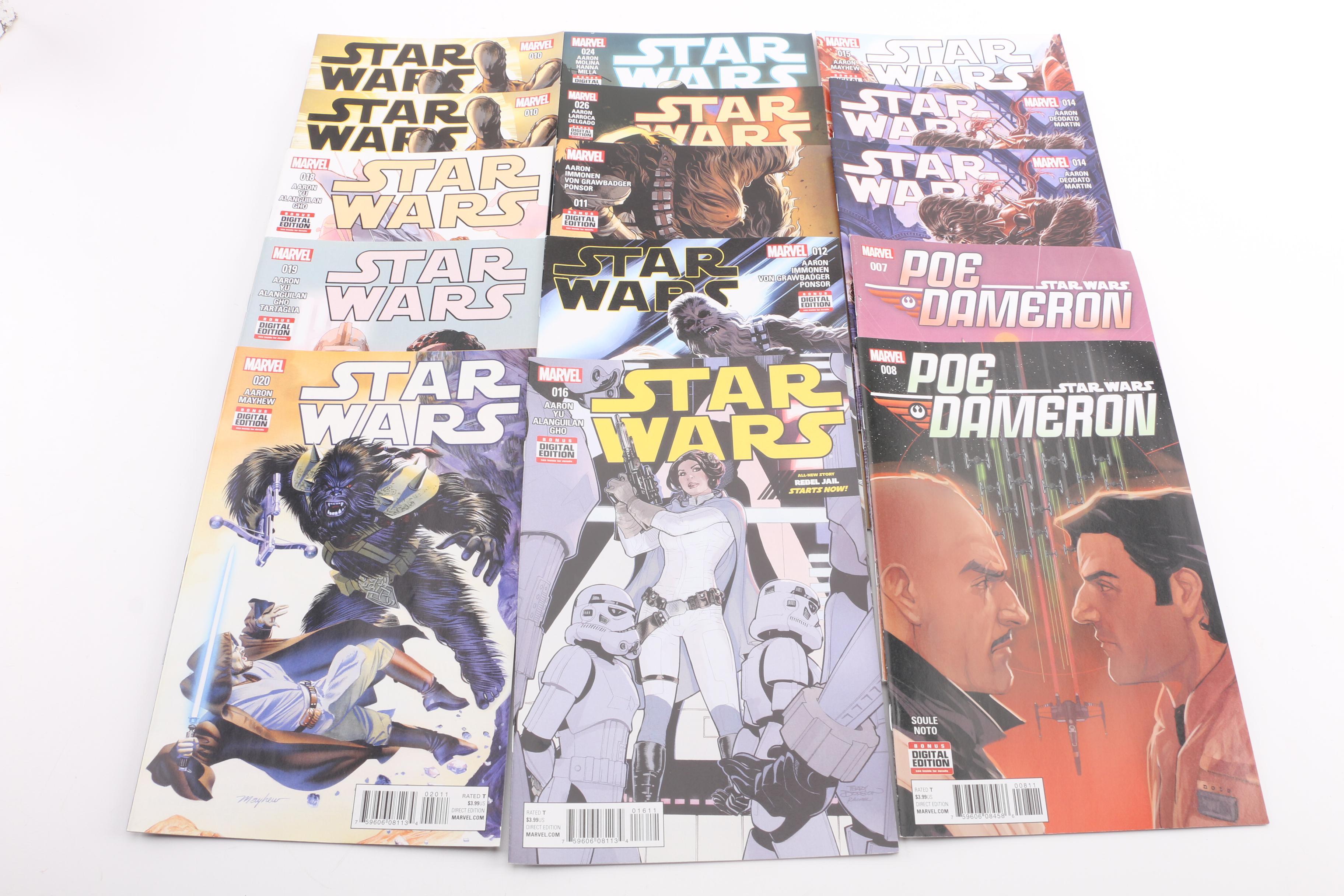 "Poe Dameron", "Kanan" and Other 2015-2016 Marvel Star Wars Comics