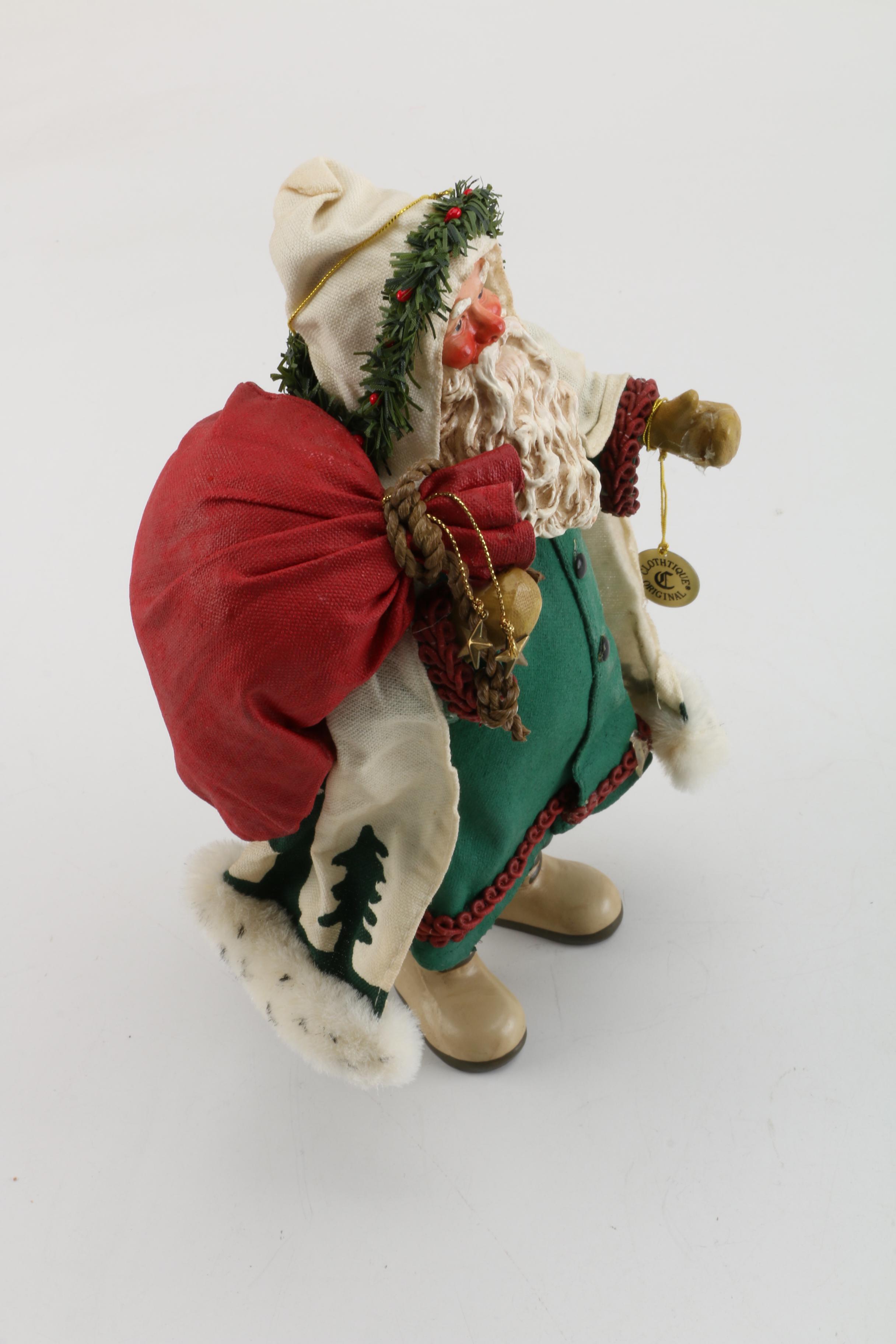 Santa Collection Including "Clothtique," and "Santa's From Around The World"