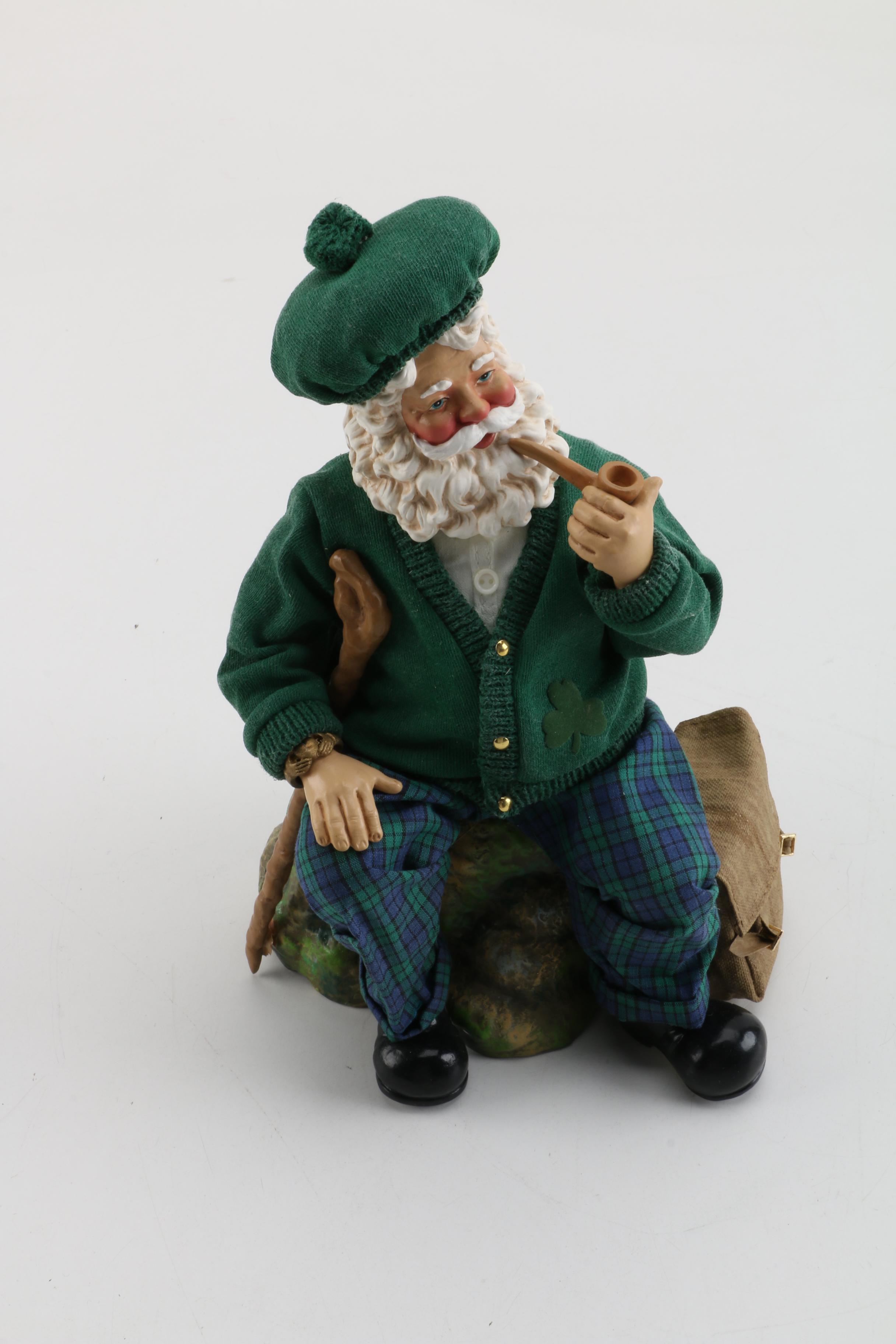 Santa Collection Including "Clothtique," and "Santa's From Around The World"