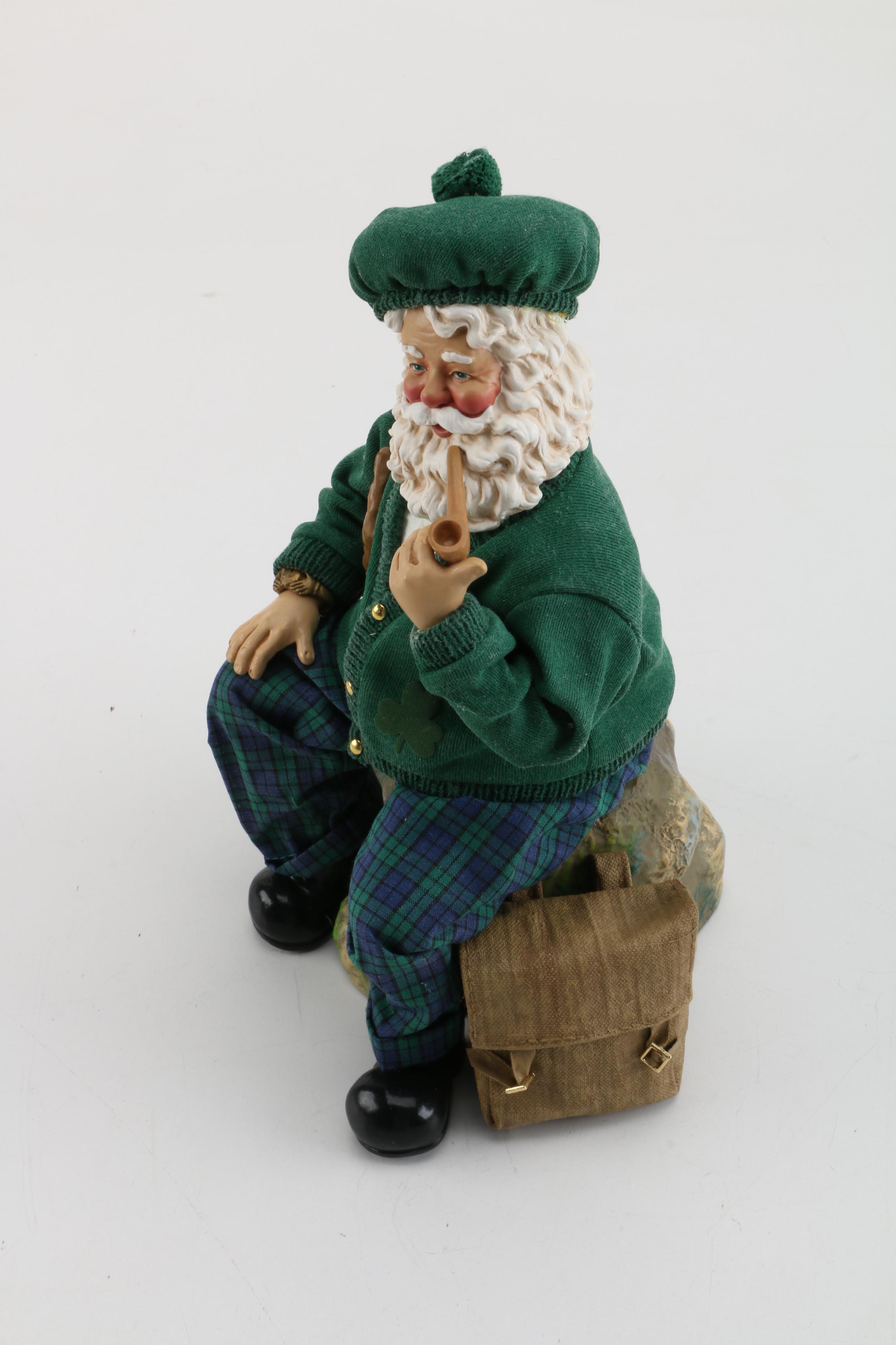 Santa Collection Including "Clothtique," and "Santa's From Around The World"