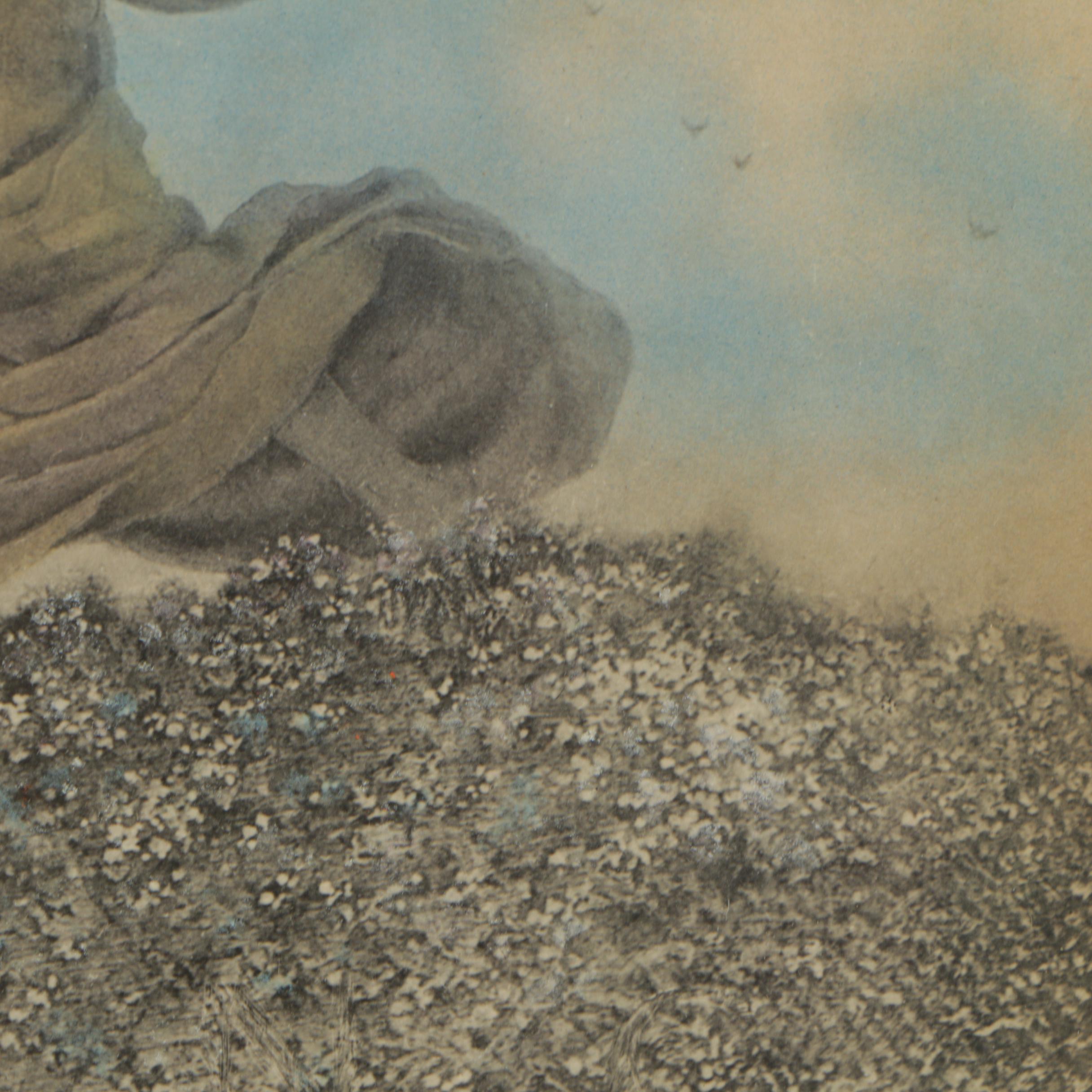 Photogravure With Poem "Spring"