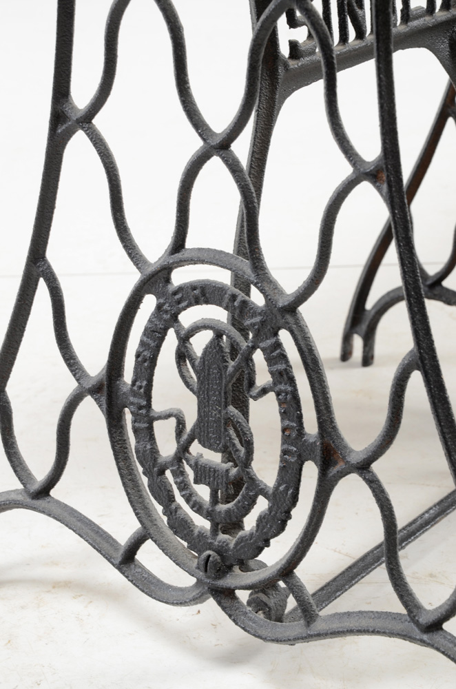 Accent Table with Singer Treadle Base