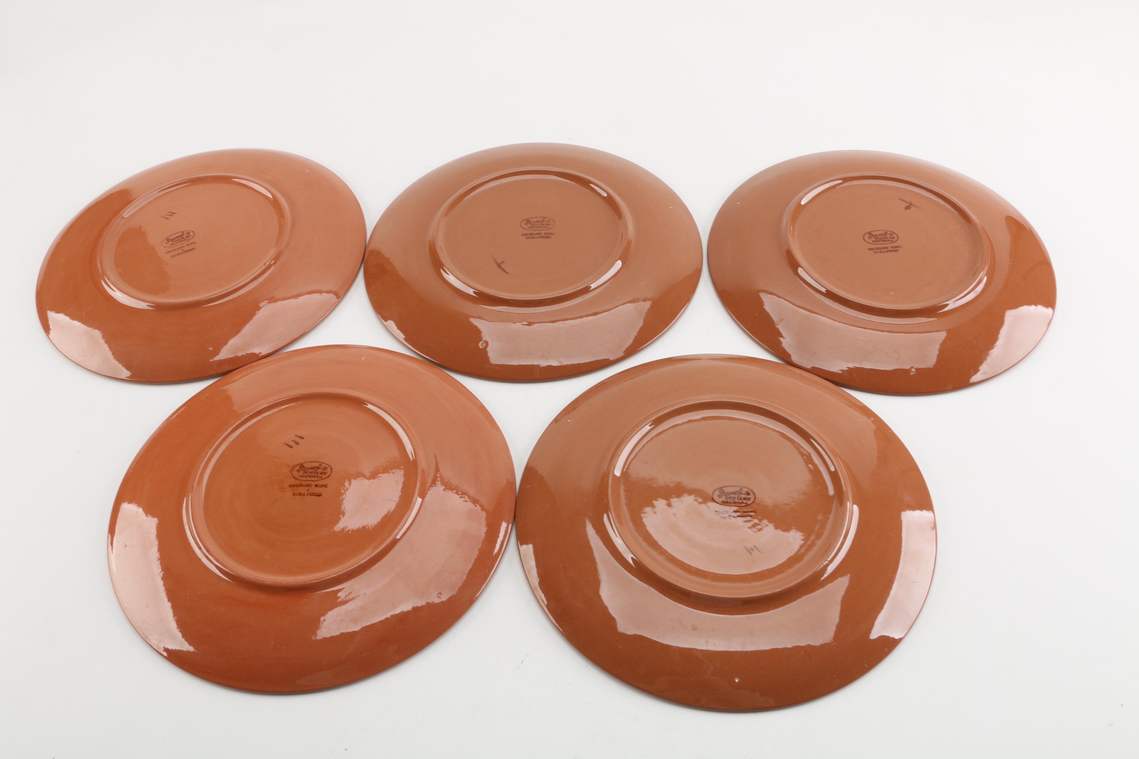 Stangl Potteries "Orchard Song" Plates