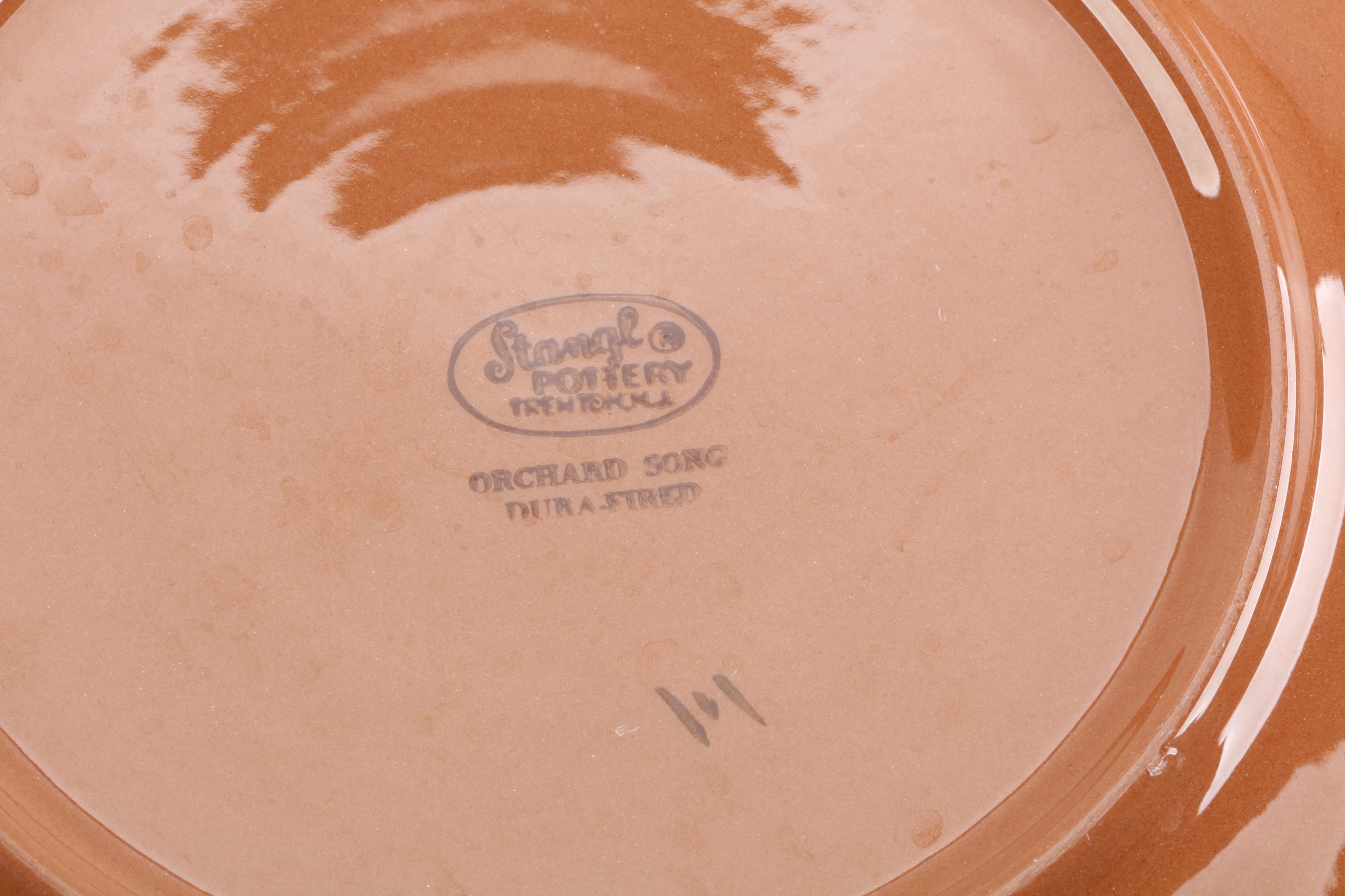 Stangl Potteries "Orchard Song" Plates