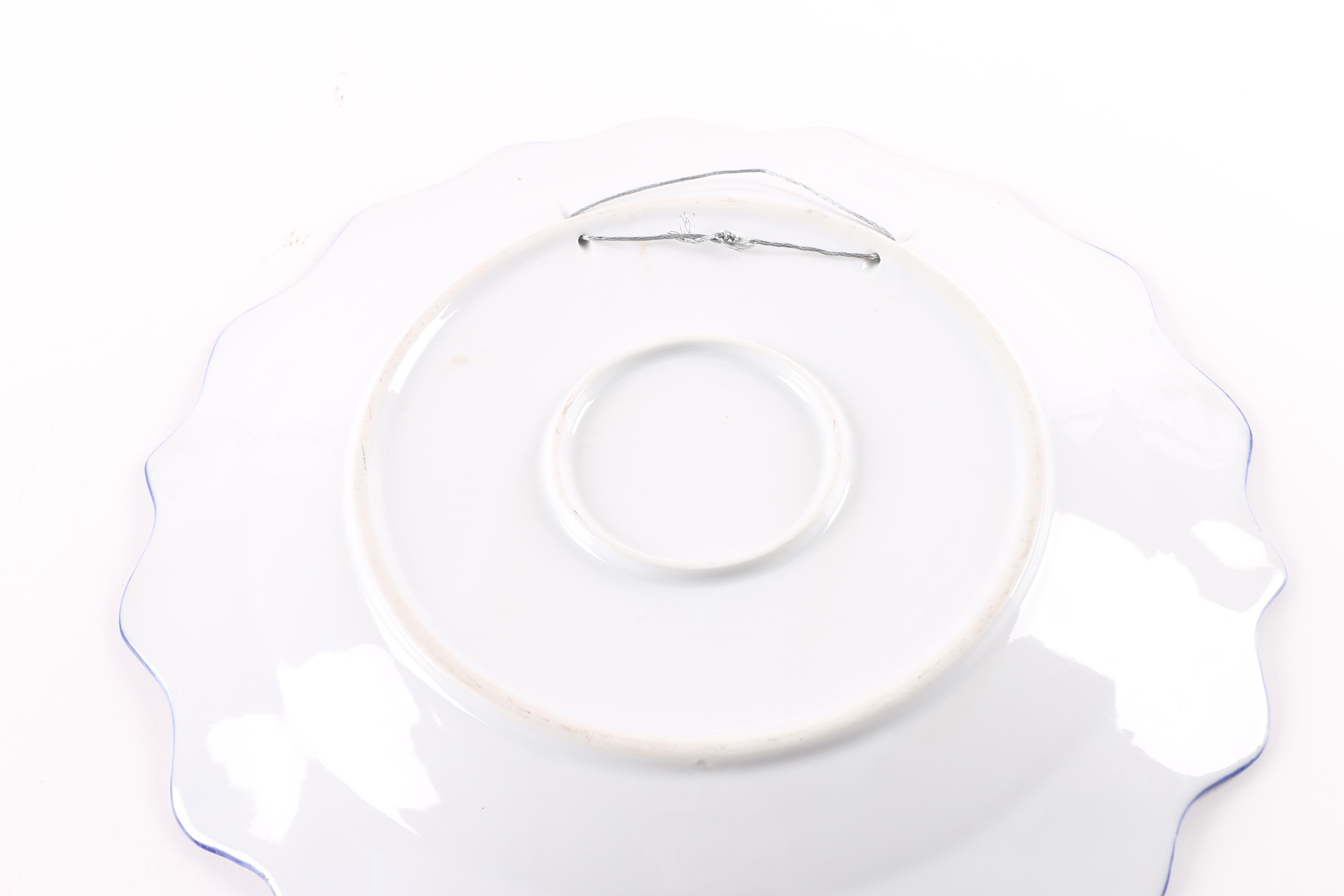 Blue and White Plates Including Masons and Wood & Sons