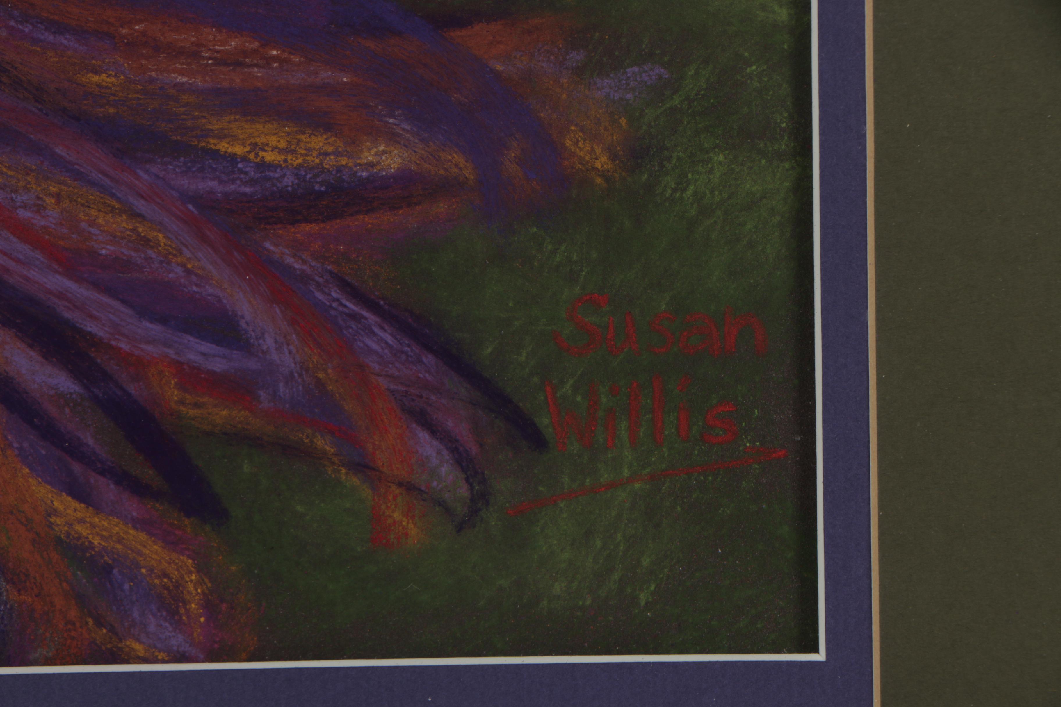 Susan Willis Pastel Floral Drawing