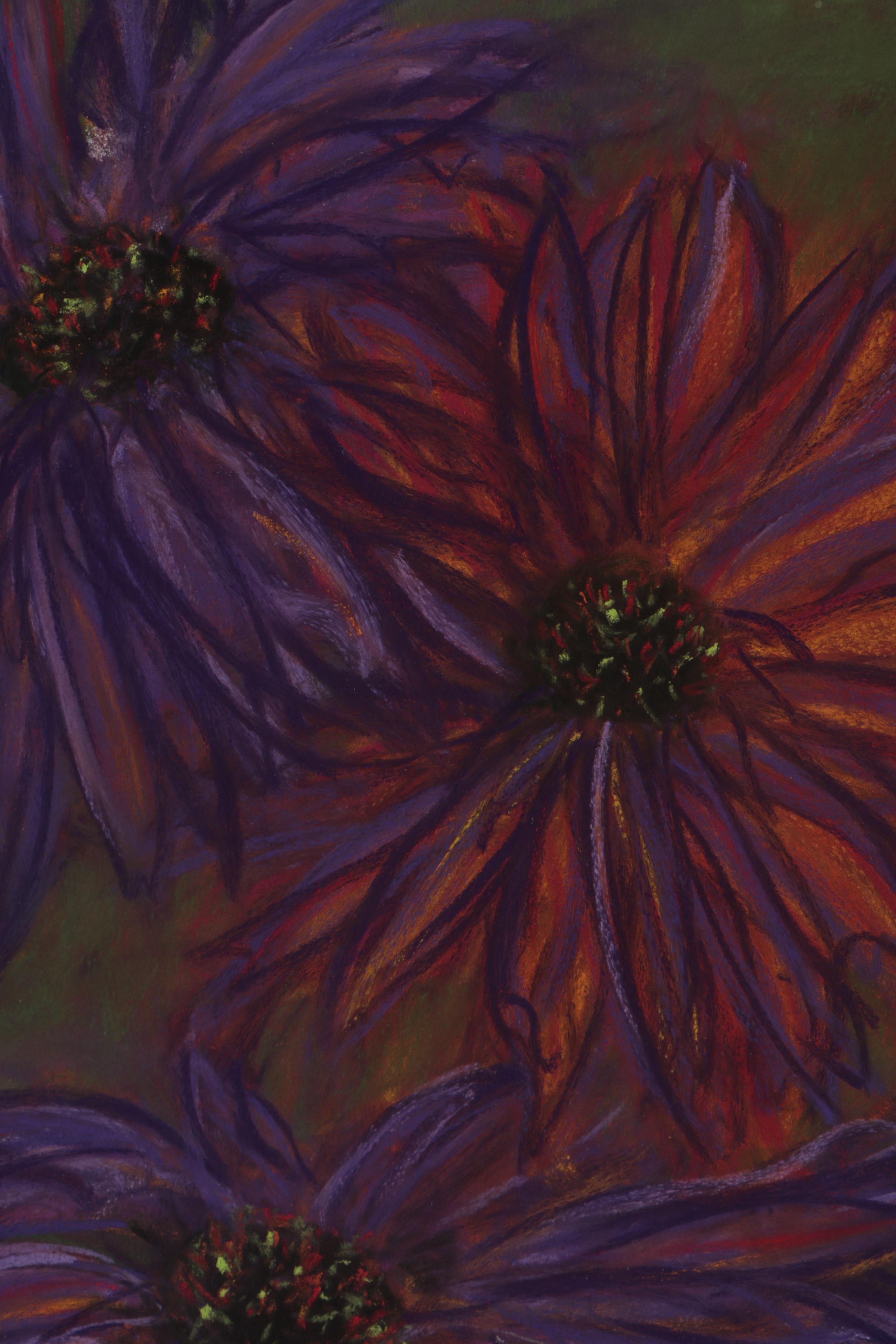 Susan Willis Pastel Floral Drawing