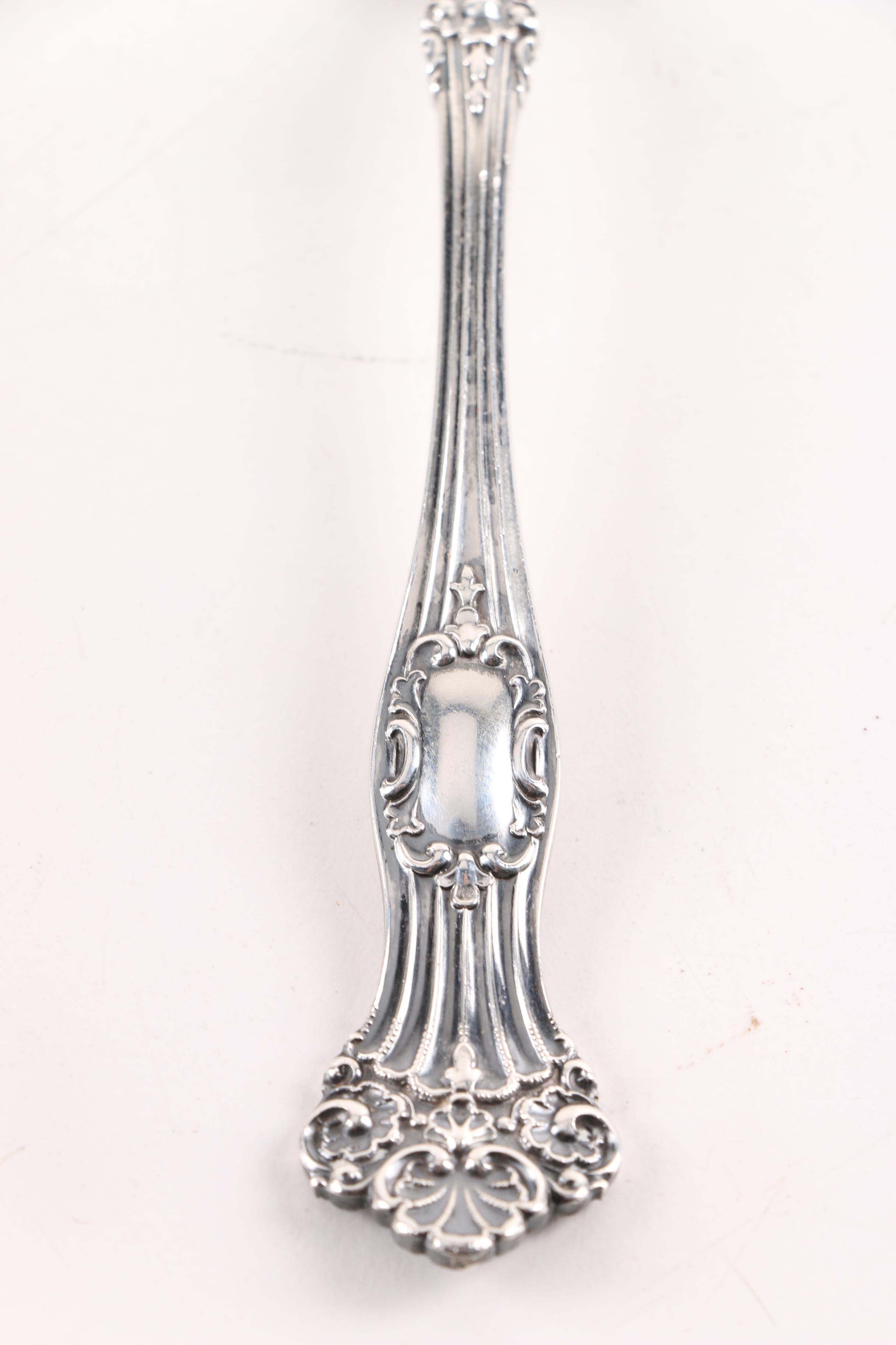 Alvin "Viking" Sterling Silver Fork and Assorted Sterling Silver Utensils