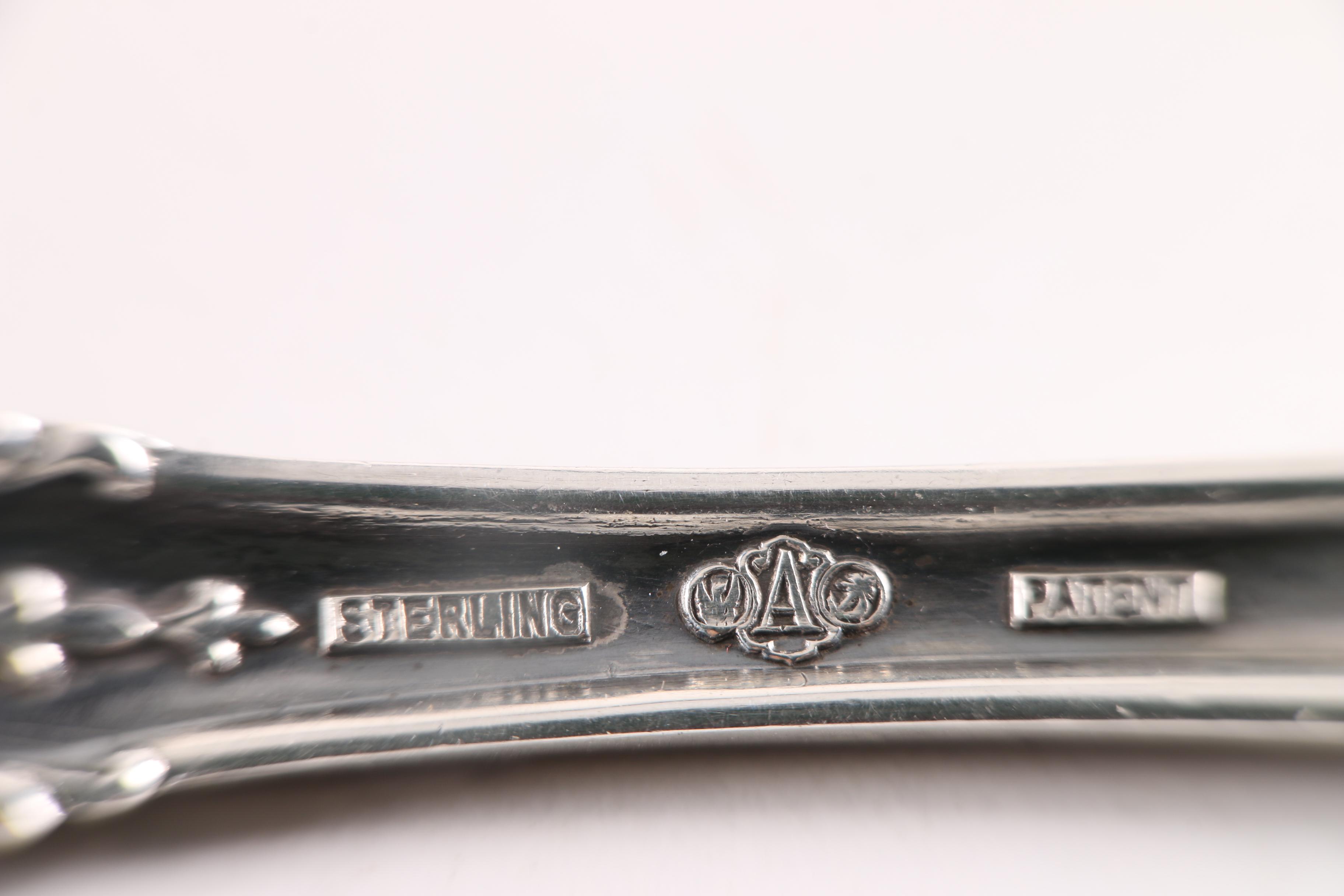 Alvin "Viking" Sterling Silver Fork and Assorted Sterling Silver Utensils