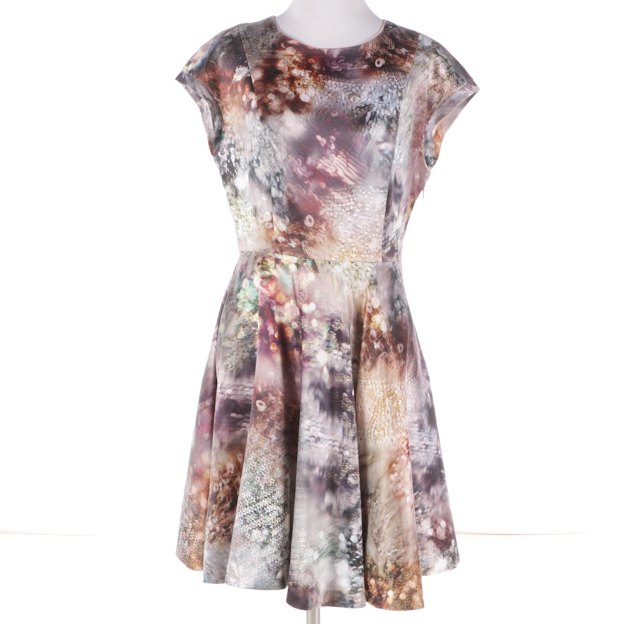 Ted Baker Photographic Print Cocktail Dress