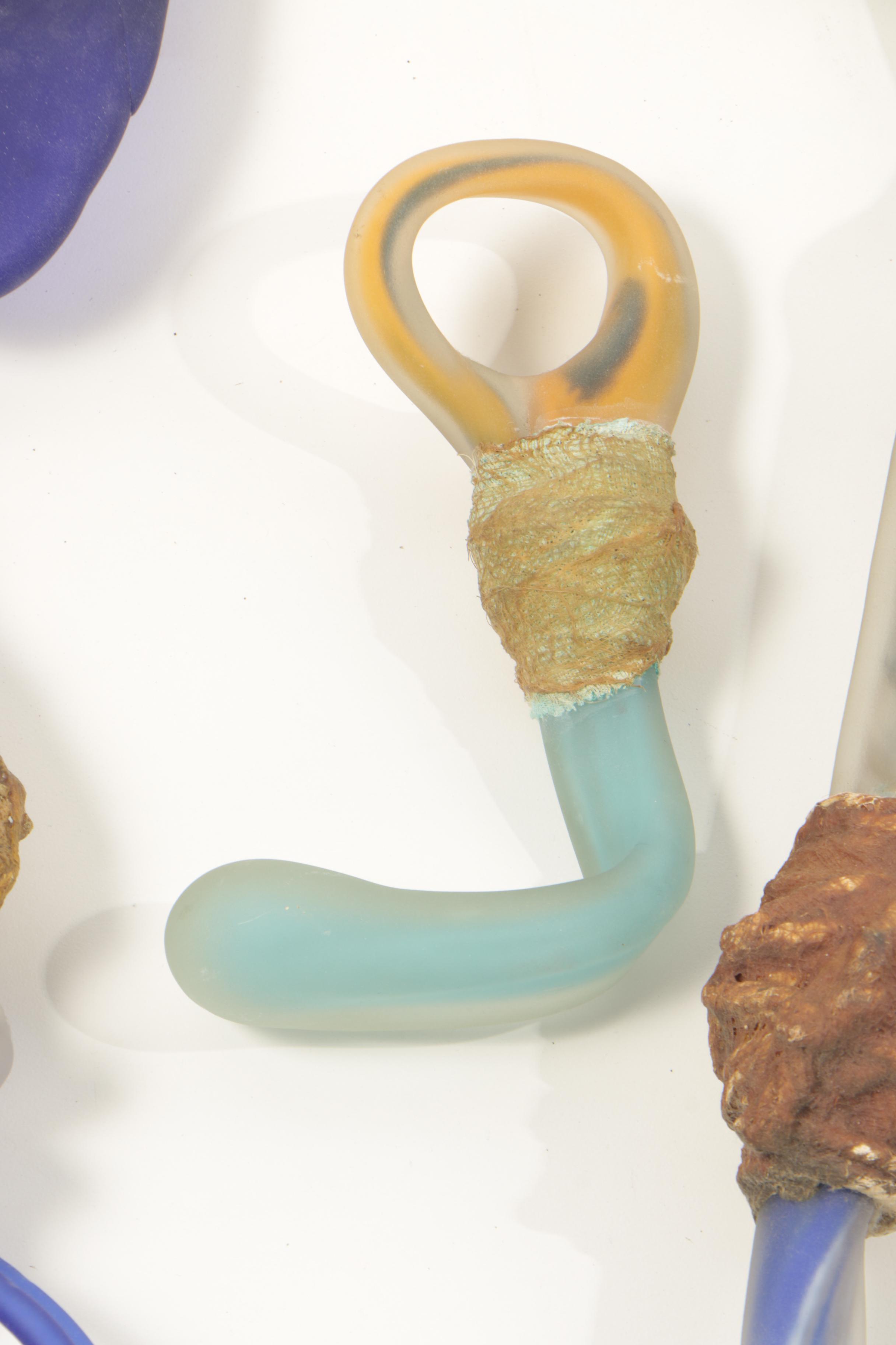 Michael Aschenbrenner Mixed Media Sculpture "Damaged Bones"