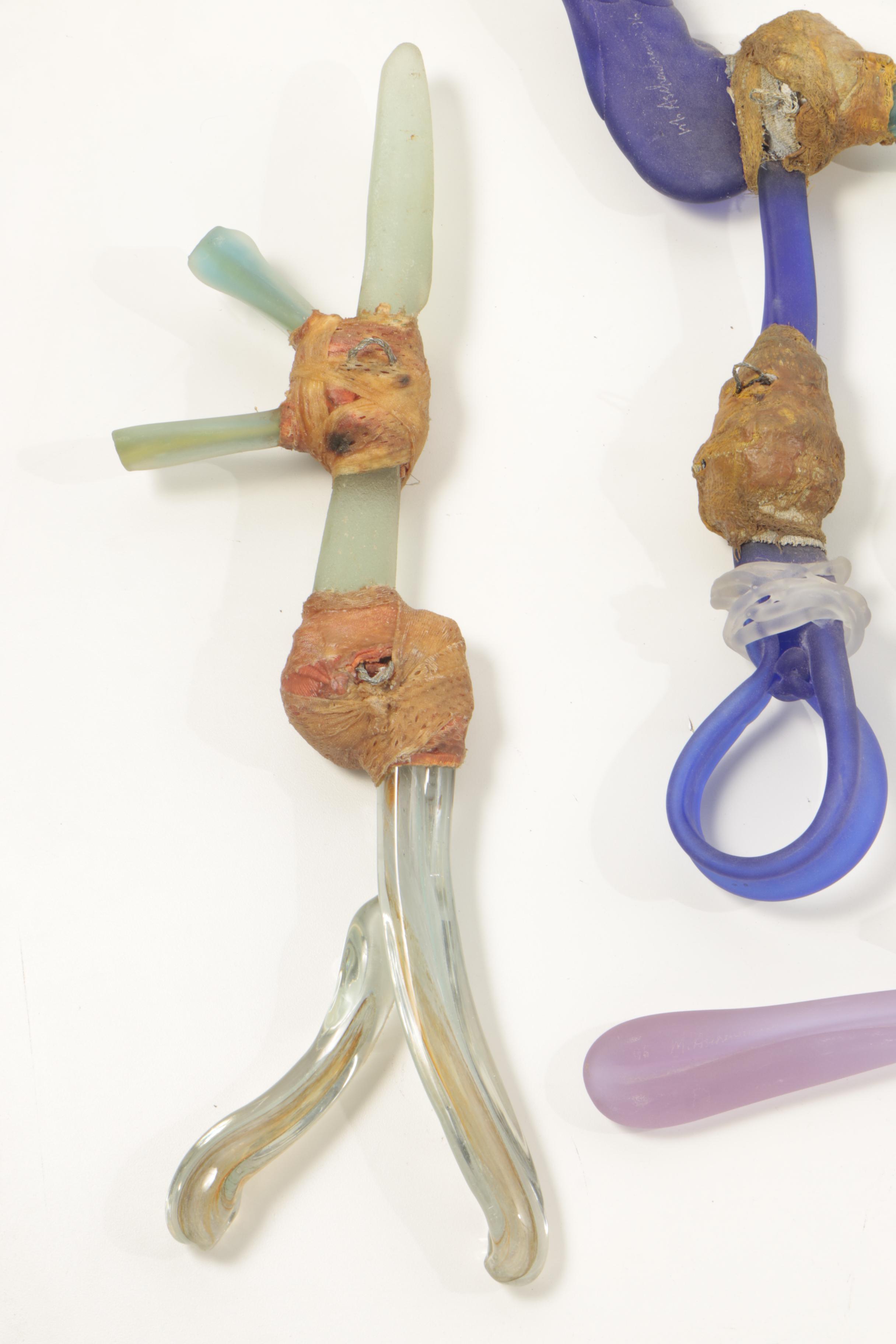 Michael Aschenbrenner Mixed Media Sculpture "Damaged Bones"