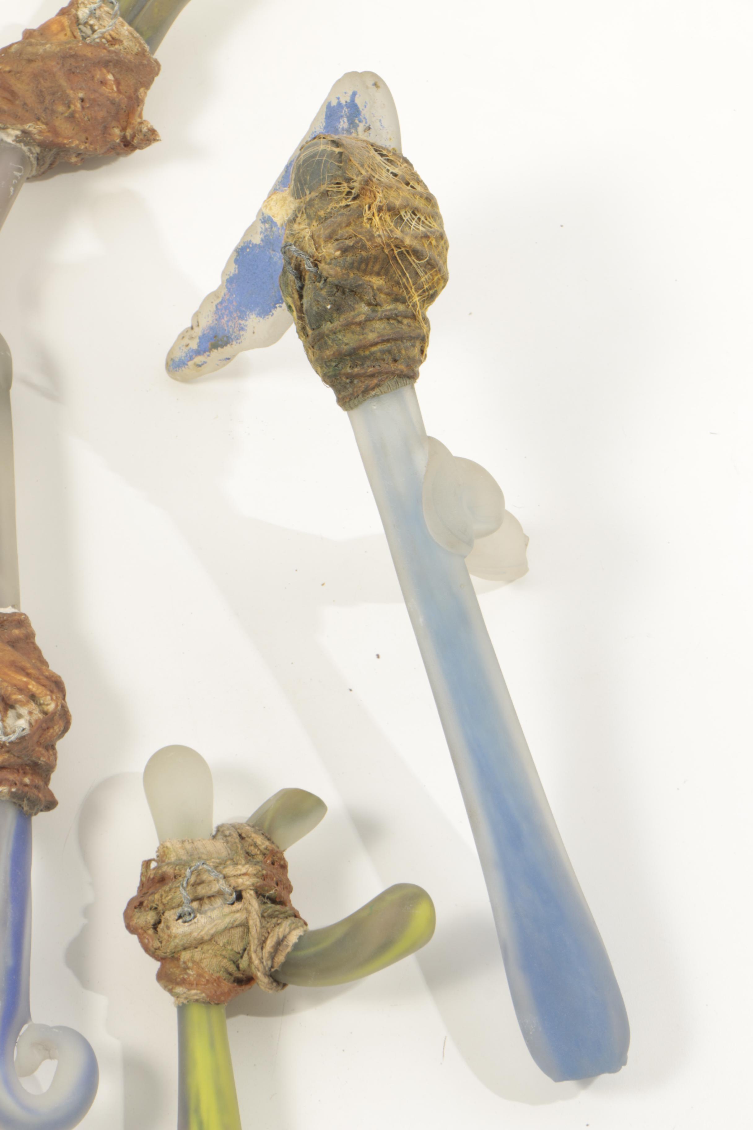 Michael Aschenbrenner Mixed Media Sculpture "Damaged Bones"