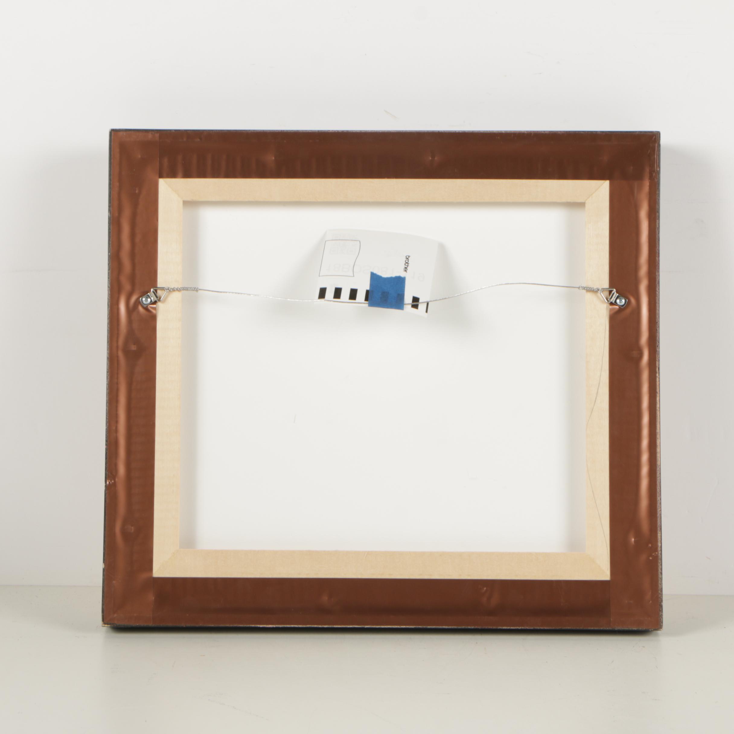 Art Deco-Style Gouache Painting in the Manner of George Barbier