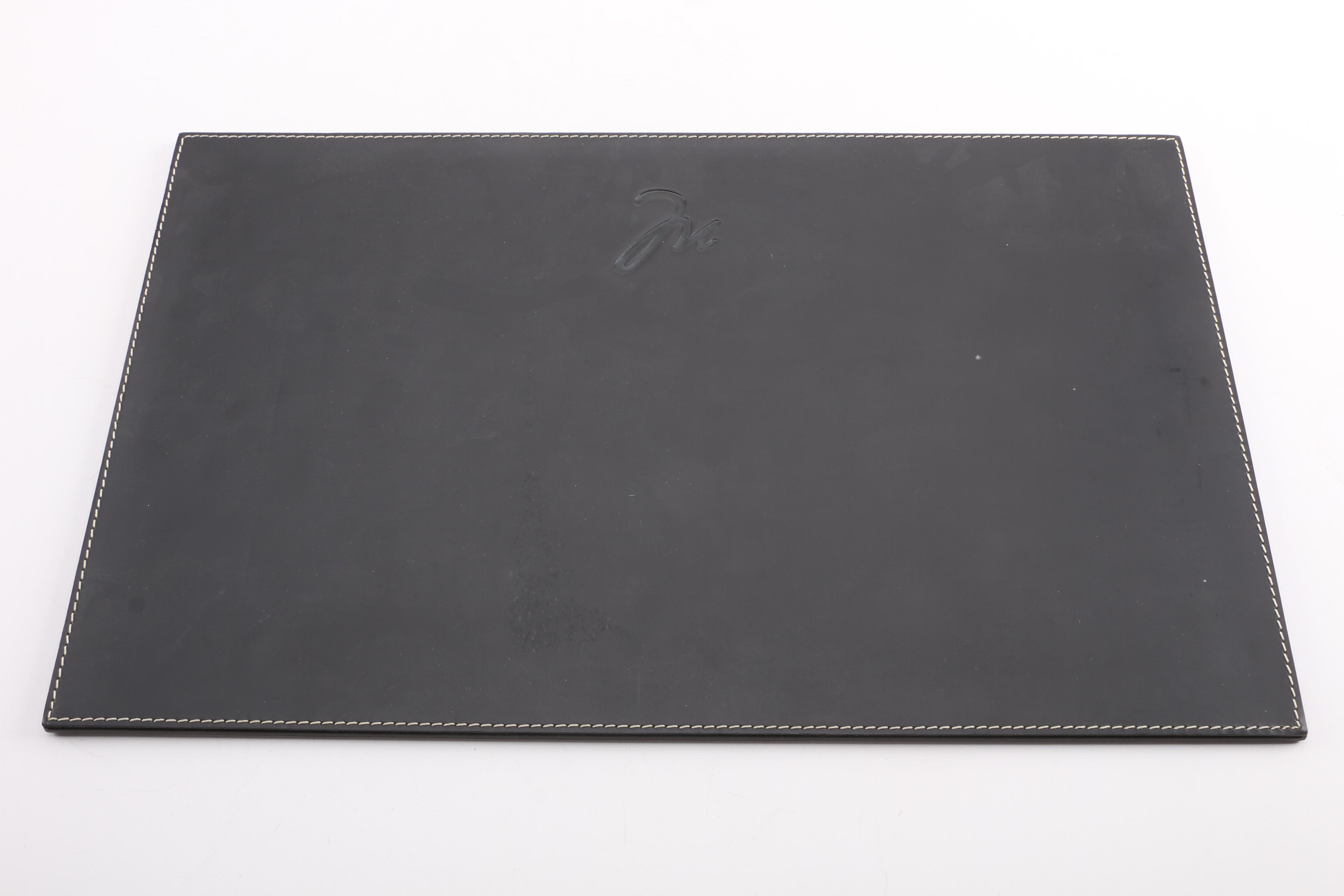 Aida & Co. Dark Brown Faux Leather Stationery Caddies