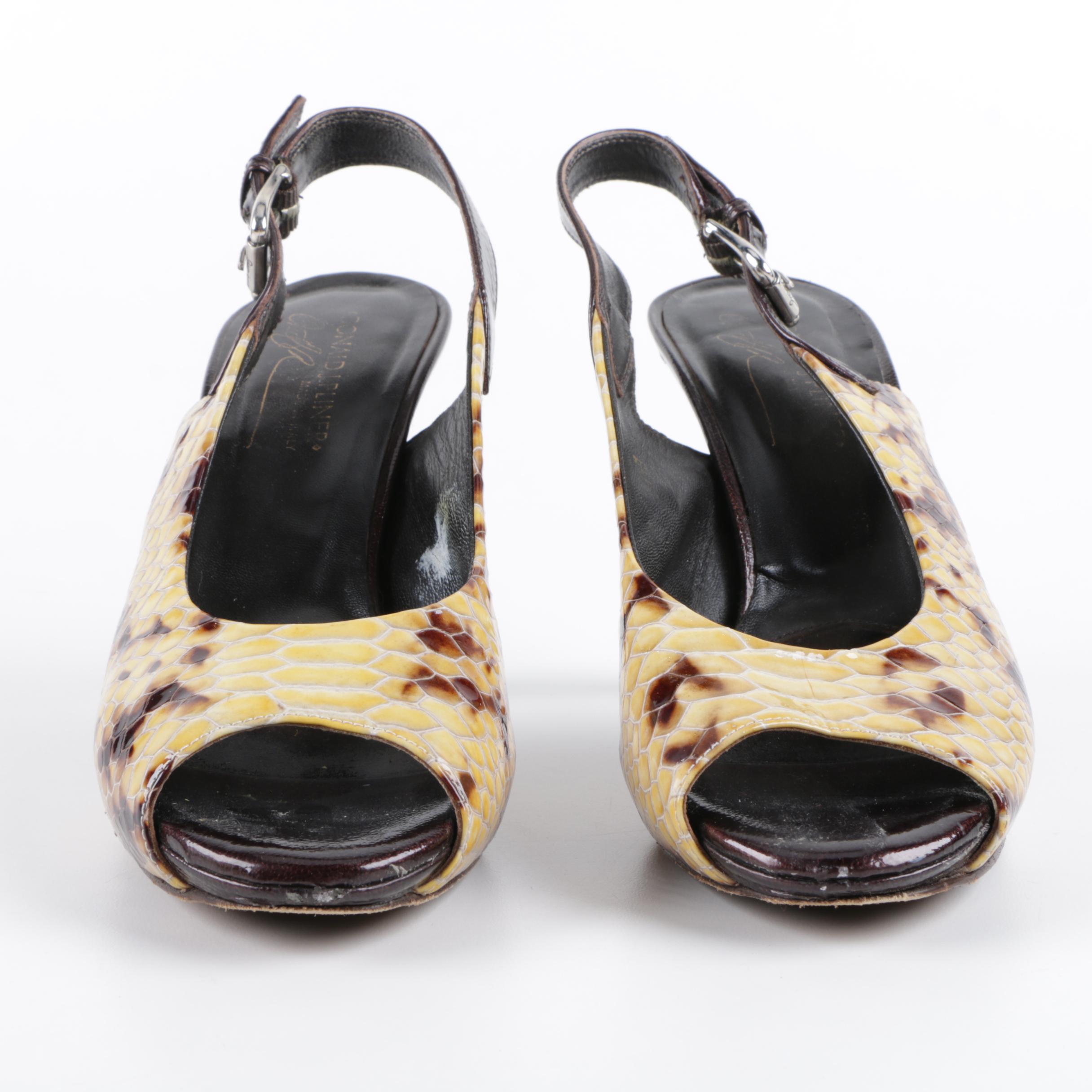 Donald J. Pliner and Ted Baker Peep Toe Heels