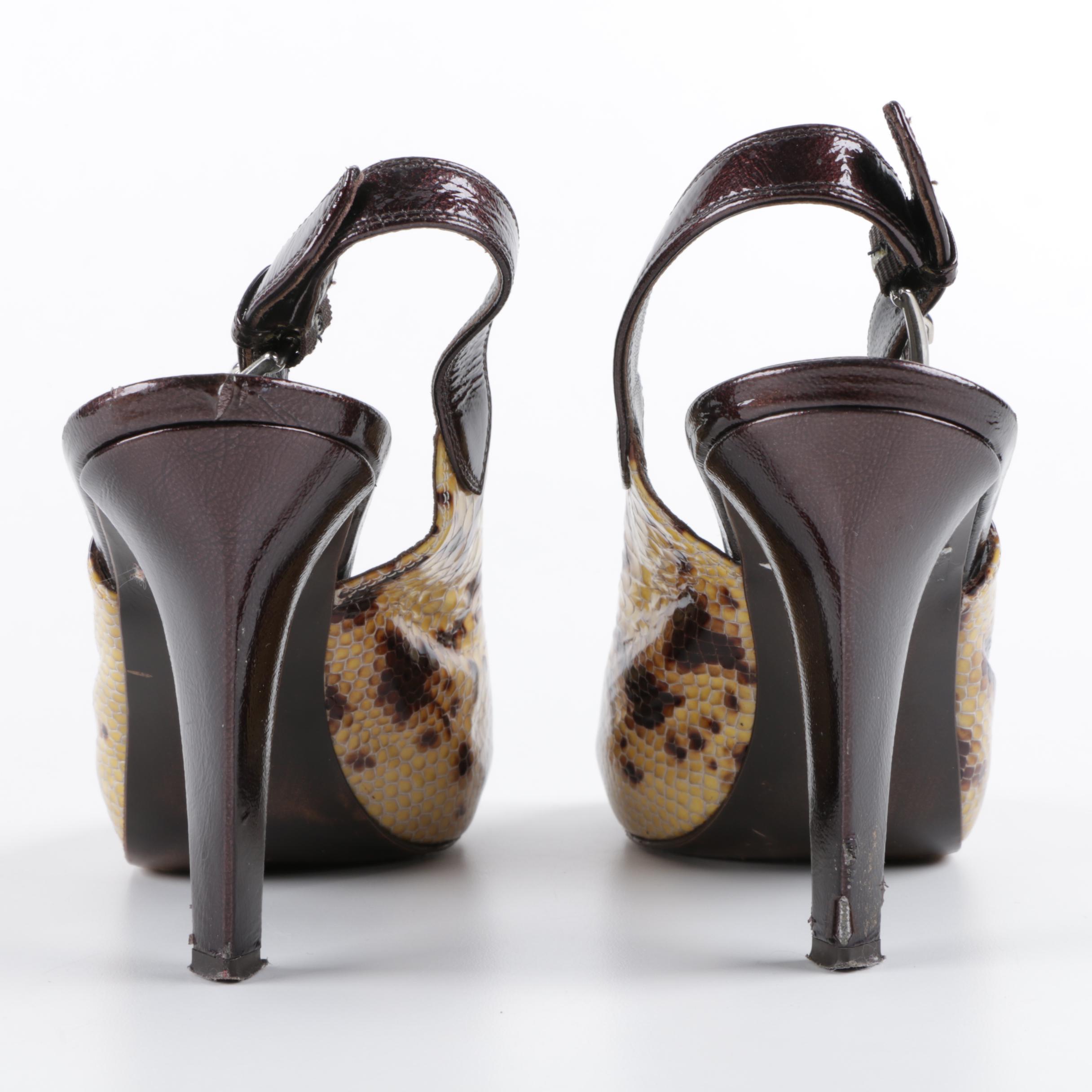 Donald J. Pliner and Ted Baker Peep Toe Heels