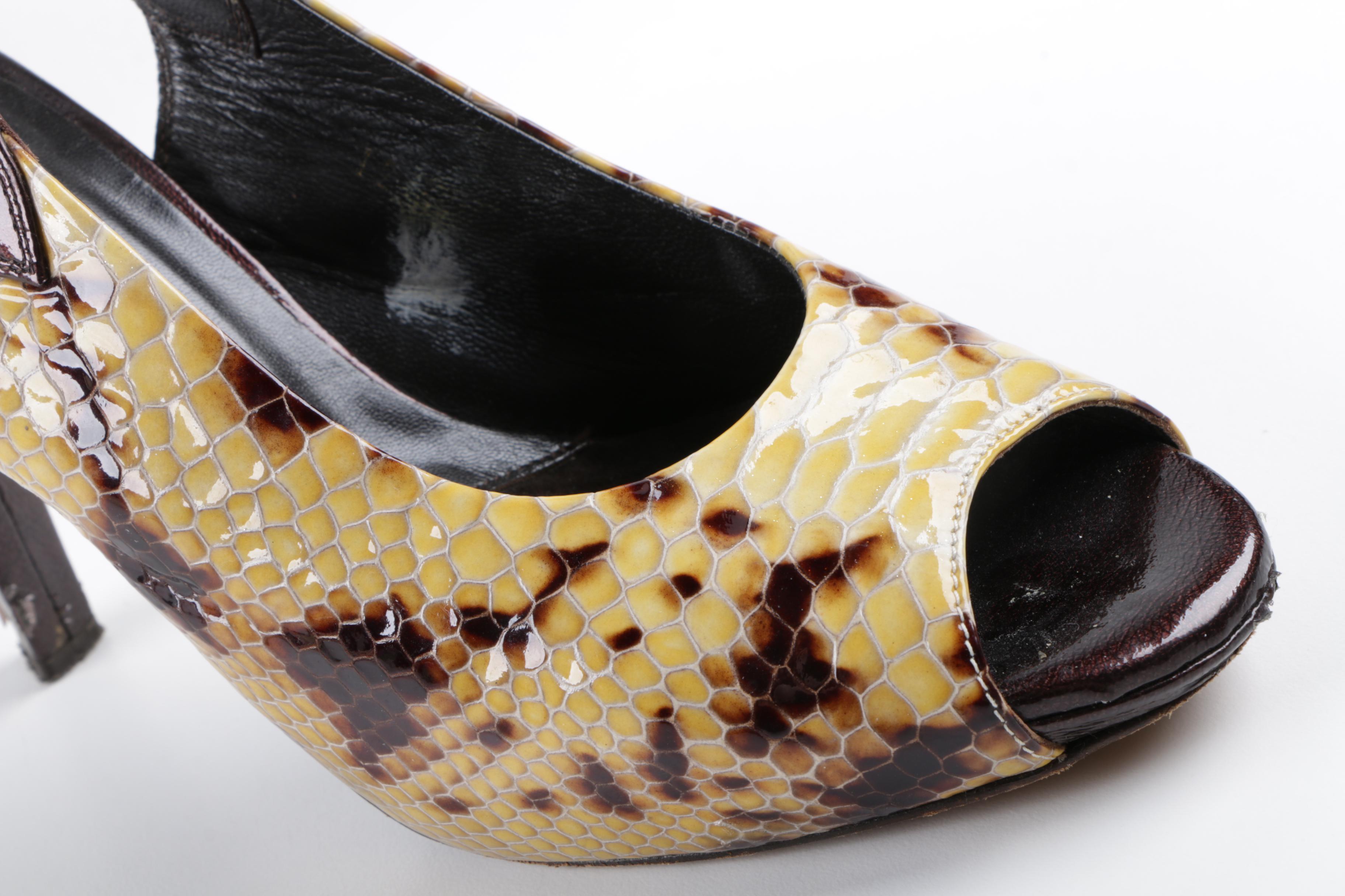 Donald J. Pliner and Ted Baker Peep Toe Heels