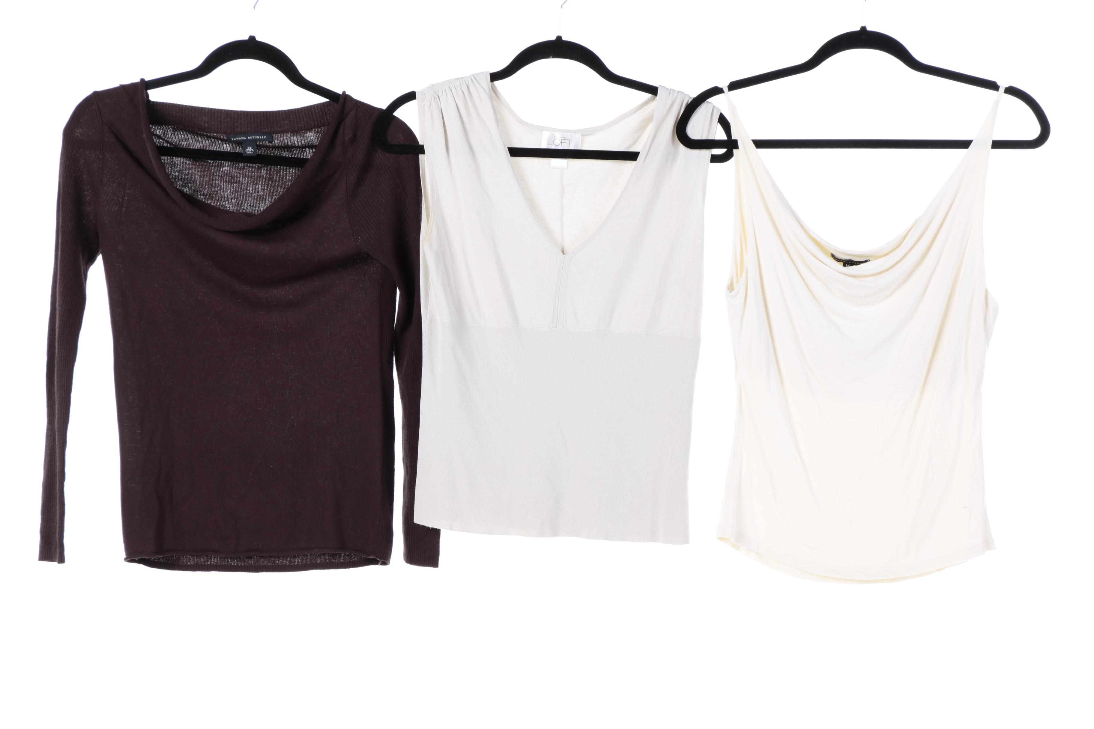 Women's Shirts Including Anthropologie and Banana Republic