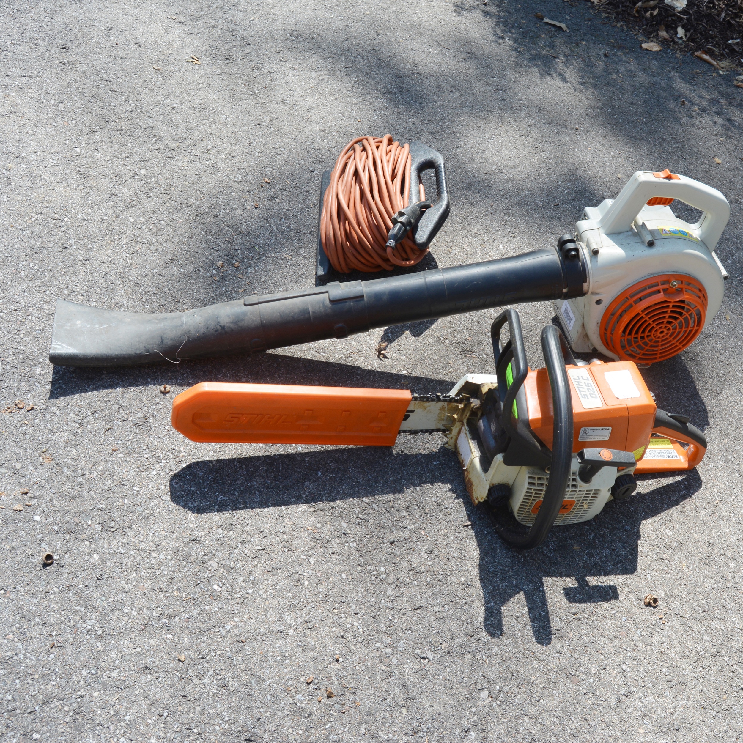 Stihl BG 75 Chainsaw and Electric Blower