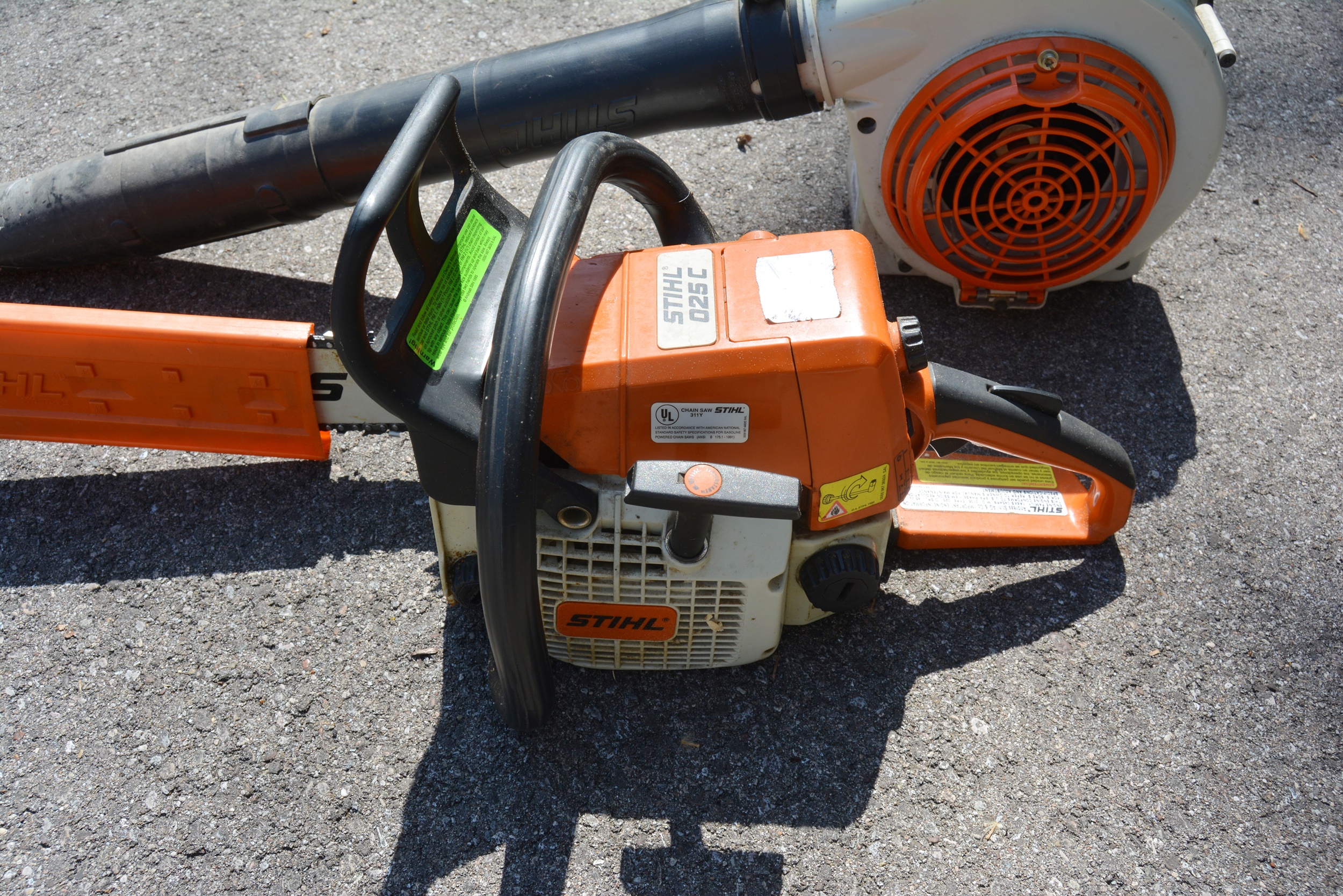 Stihl BG 75 Chainsaw and Electric Blower