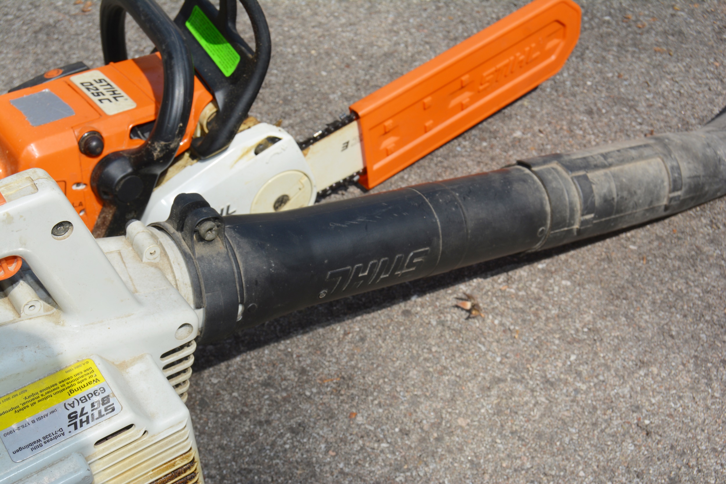 Stihl BG 75 Chainsaw and Electric Blower