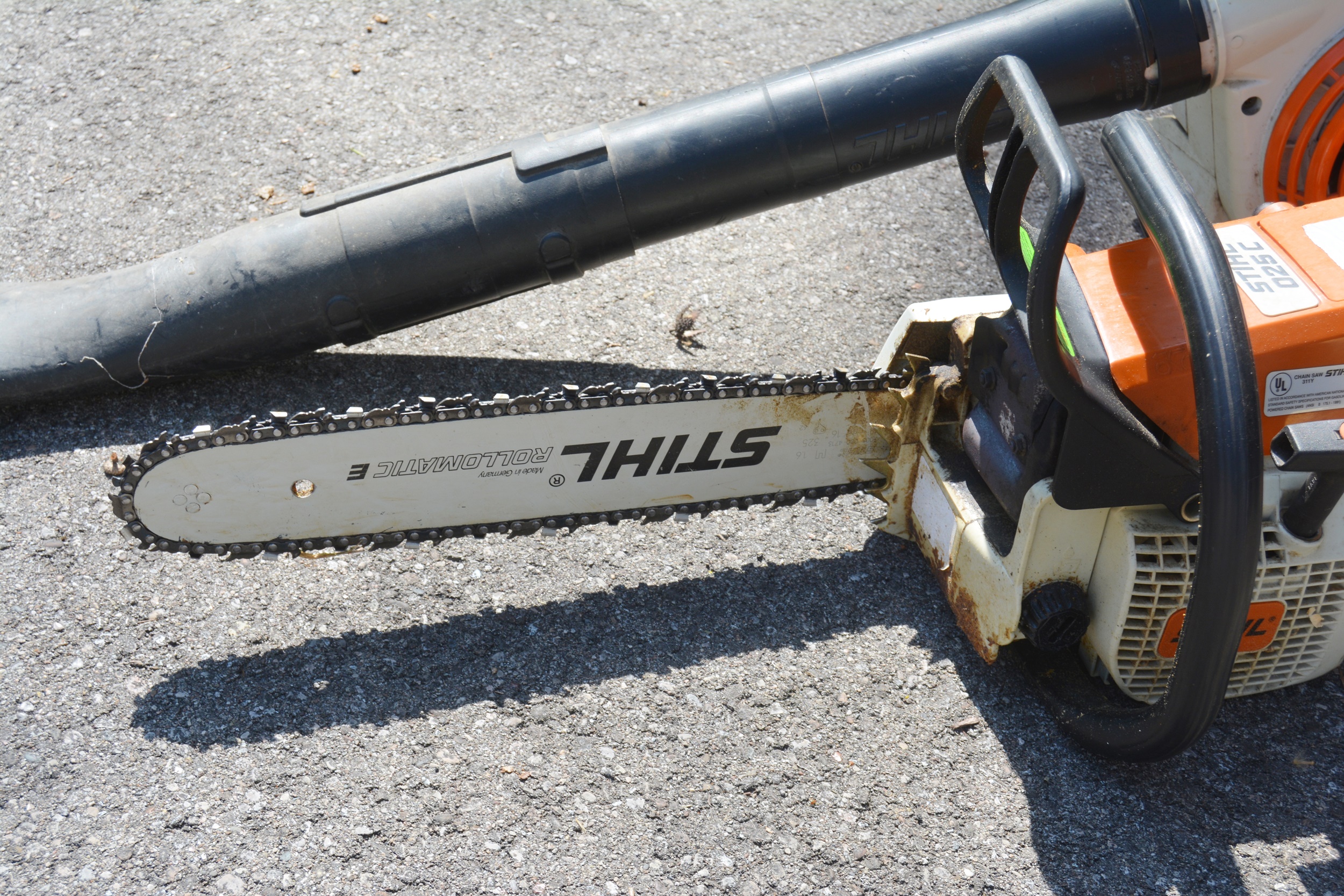 Stihl BG 75 Chainsaw and Electric Blower