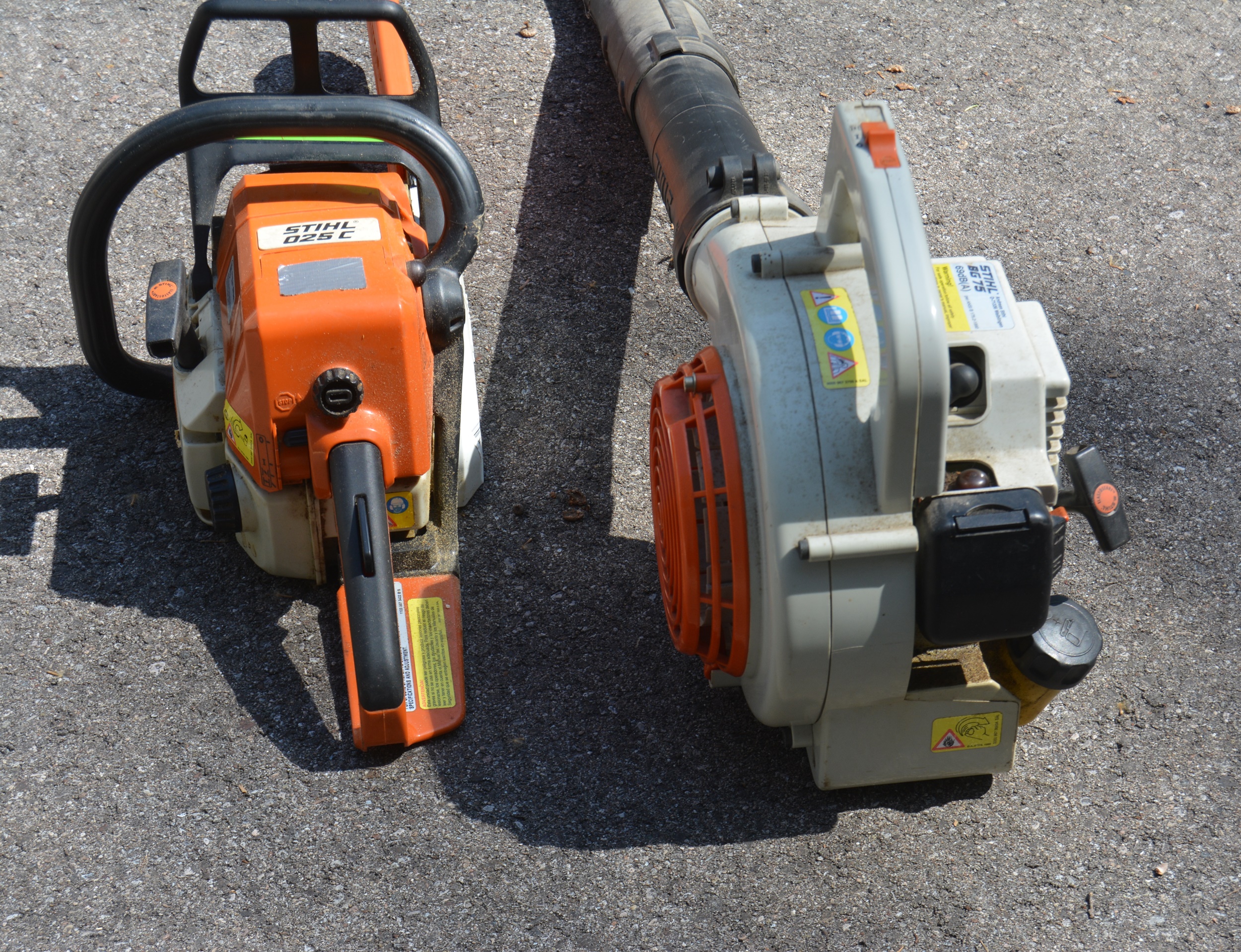 Stihl BG 75 Chainsaw and Electric Blower