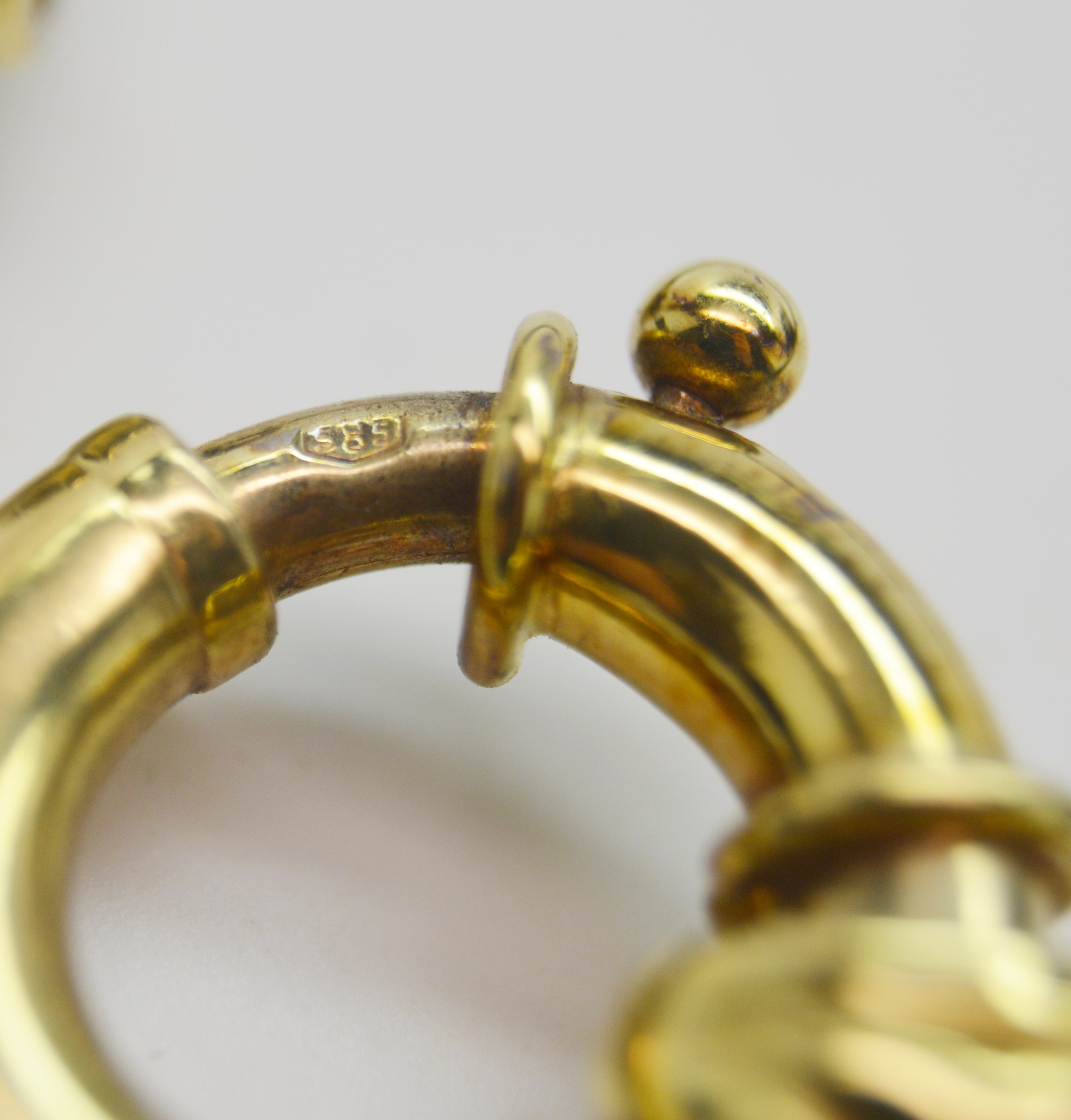 Braided Leather Necklace With 14K Yellow Gold Clasp