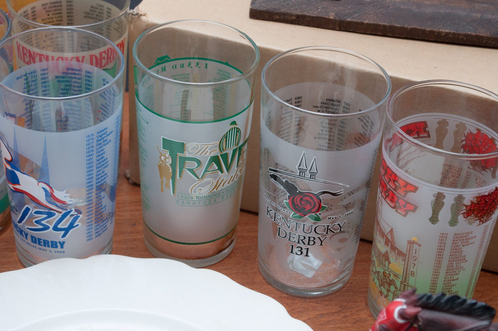 Horse Racing Memorabilia, Including Secretariat Bobbleheads and Kentucky Derby