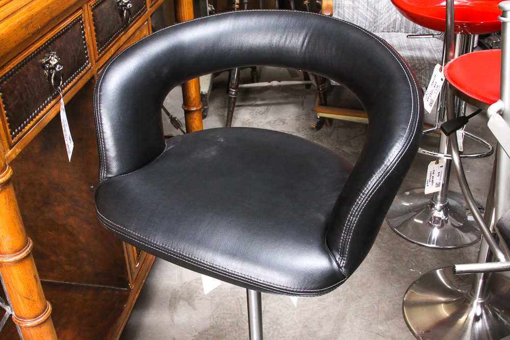 Zuo Modern Chrome Swivel Chair