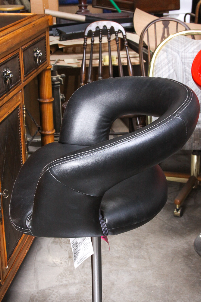 Zuo Modern Chrome Swivel Chair