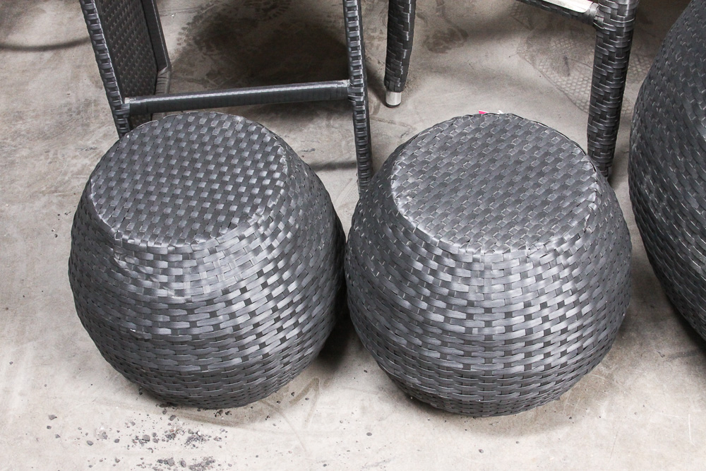 Zuo Modern Grey Wicker Furniture Group